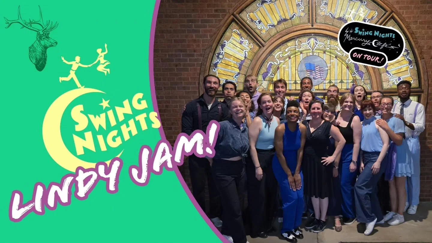 Join us TONIGHT (8/18) for LINDY JAM no. 226 and FREE STICKER NIGHT at the Lakewood Elk's Lodge, across the street from Casa Bonita! Swing out with DJ's Laura Keat and Mitch Kampmann! NO OUTSIDE BEVERAGES, Bring your own water bottle, bags checked at