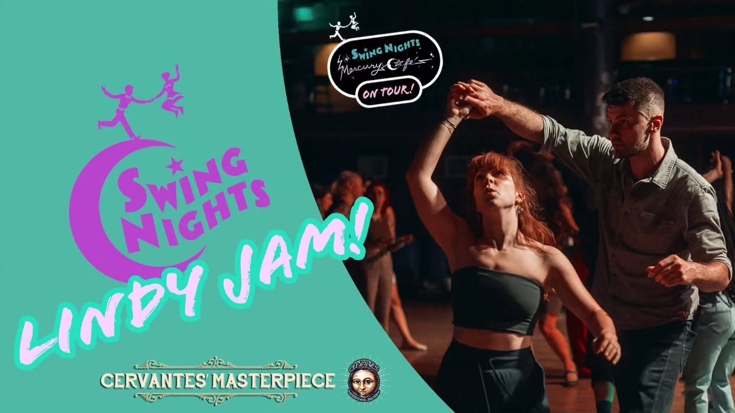 Join us on TONIGHT (9/15) for LINDY JAM no. 230 and FREE STICKER NIGHT at Cervantes' Masterpiece Ballroom, 5 1/2 blocks from the Mercury Cafe! Swing out with DJ's Stefan Durham and Miranda Whiting! NO OUTSIDE BEVERAGES, Bring your own water bottle, b