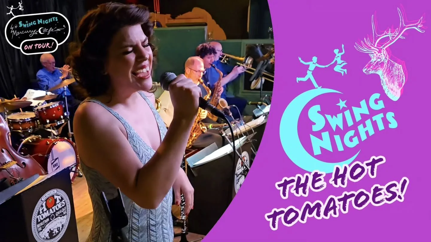 Join us TONIGHT (9/27) for The Hot Tomatoes at the Lakewood Elk's Lodge (right across the street from Casa Bonita) for a night of lessons, live music, and a whole lot of dancing!

Beginners welcome. No partner needed. Just show up.

Swing Lesson with