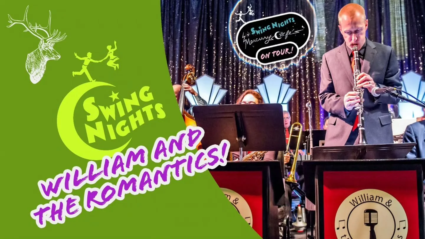 Join us TONIGHT (10/4) for William and the Romantics at the Lakewood Elks (right across the street from Casa Bonita!) for a night of lessons, live music, and a whole lot of dancing!

Beginners welcome. No partner needed. Just show up.

Swing Lessons 