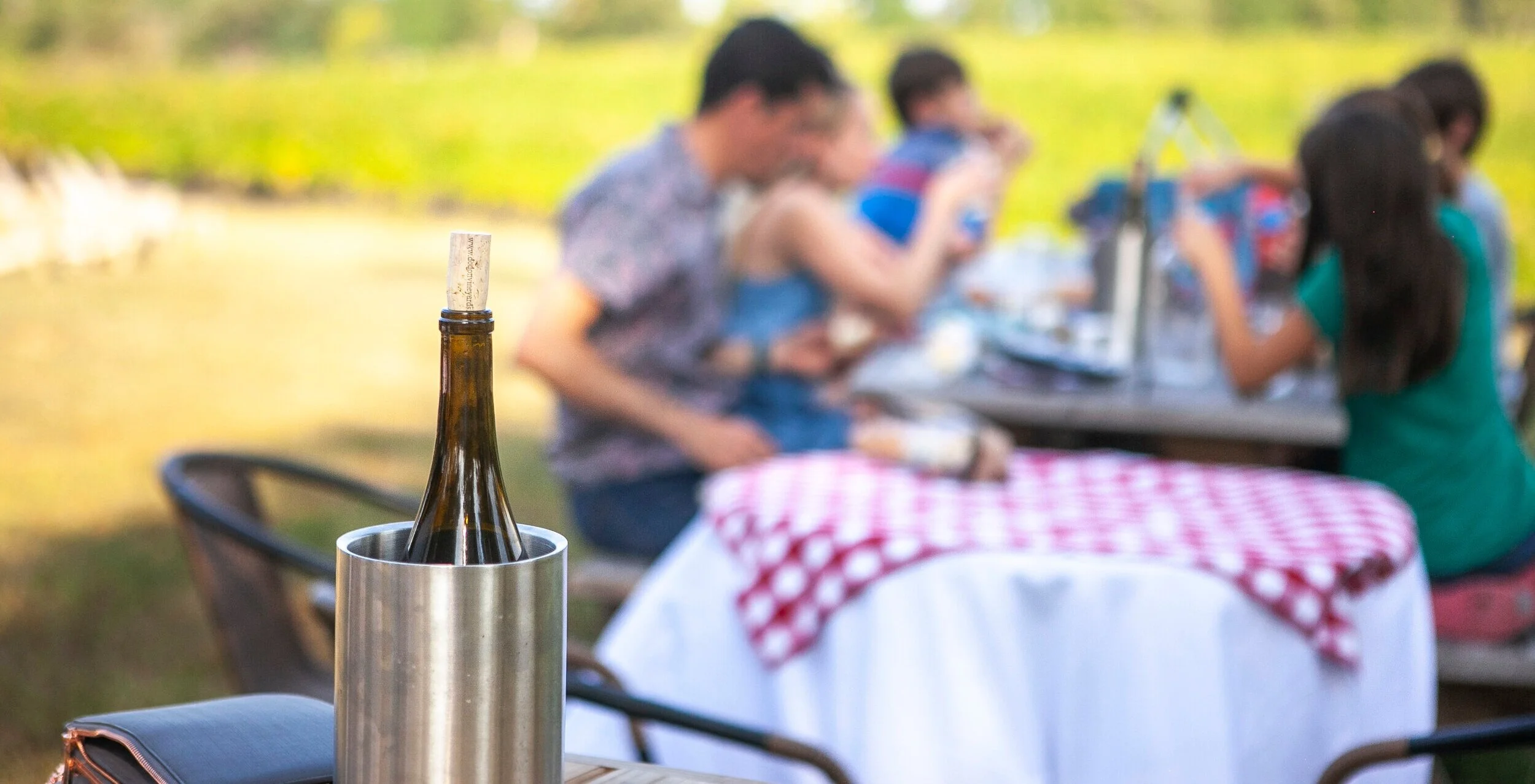 Casual private dining al fresco at Dodon Vineyards