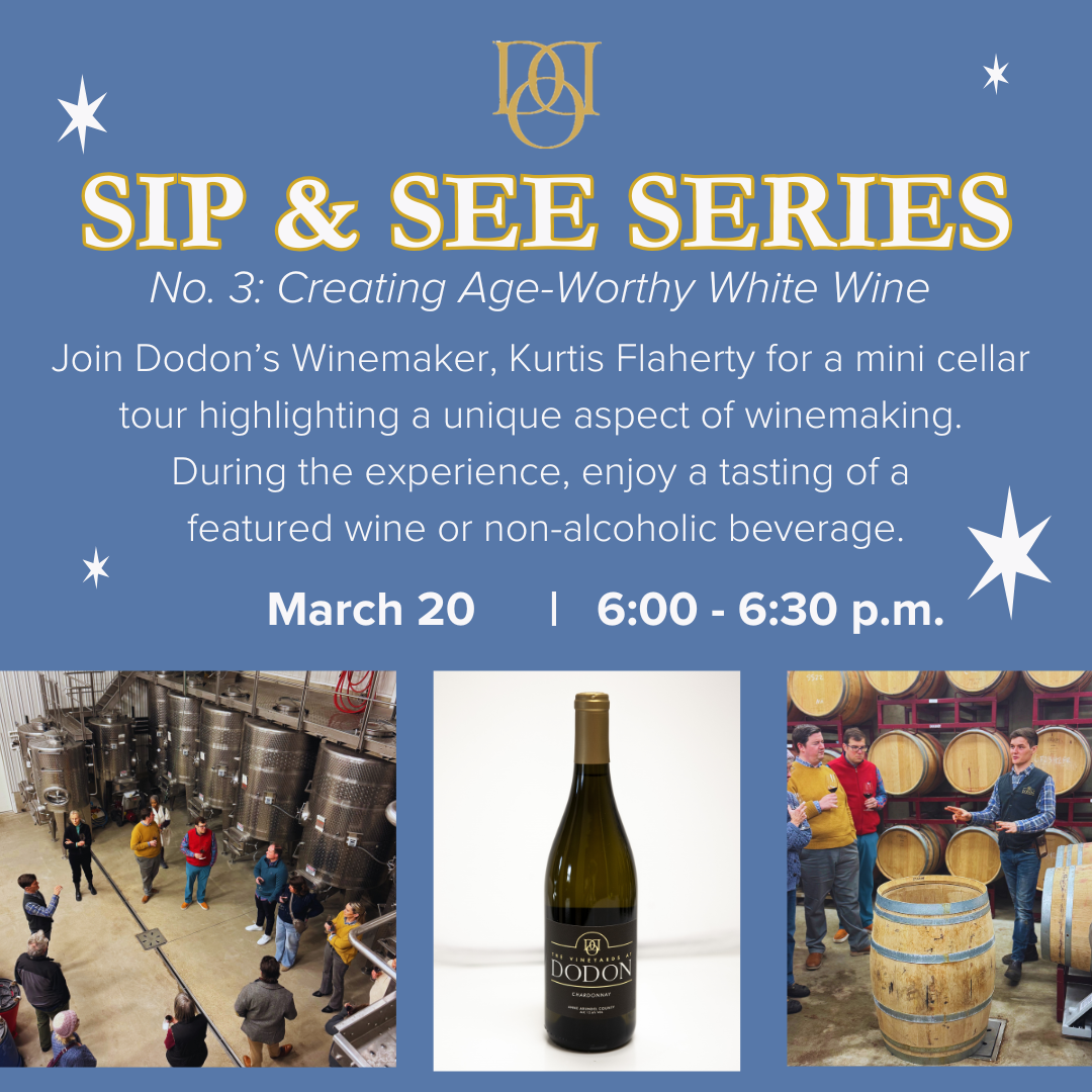 Save the Date: Sip & See Series No. 3: Chardonnay & Creating Age-Worthy White Wines
