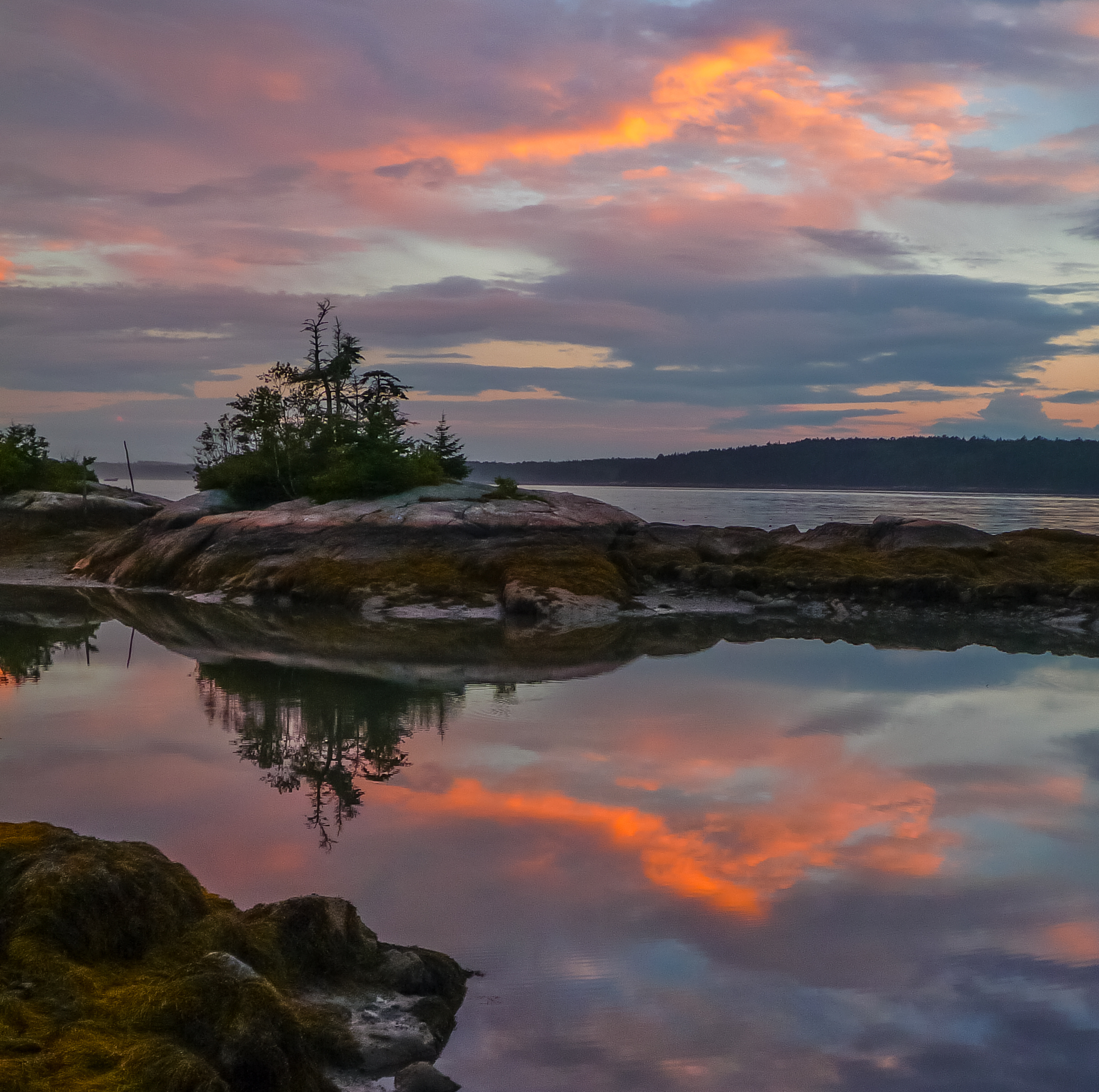 Medomak River sunset