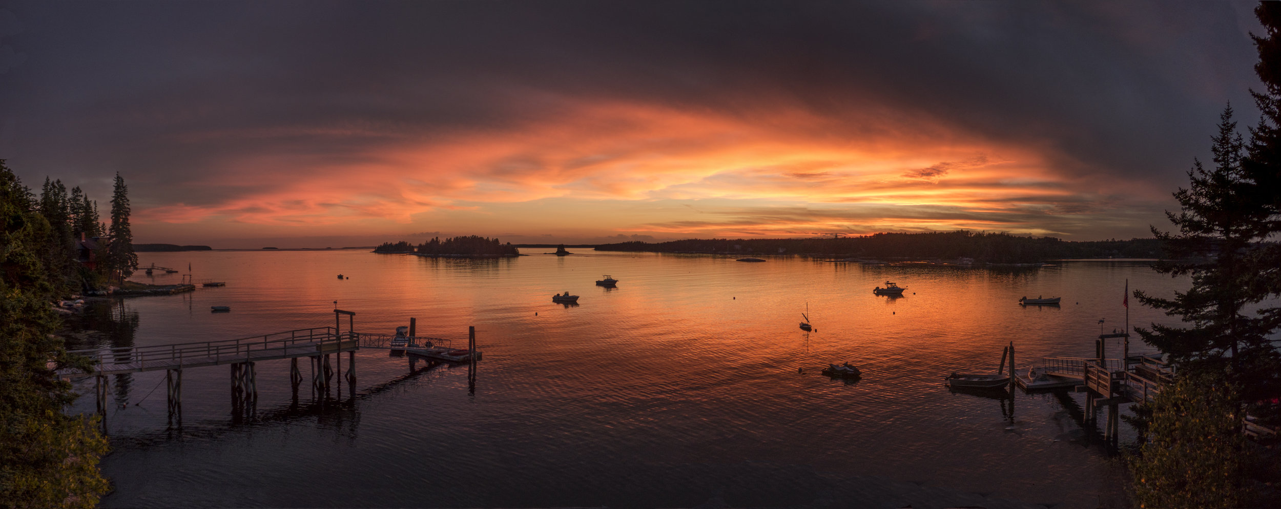 Muscongus Bay sunset