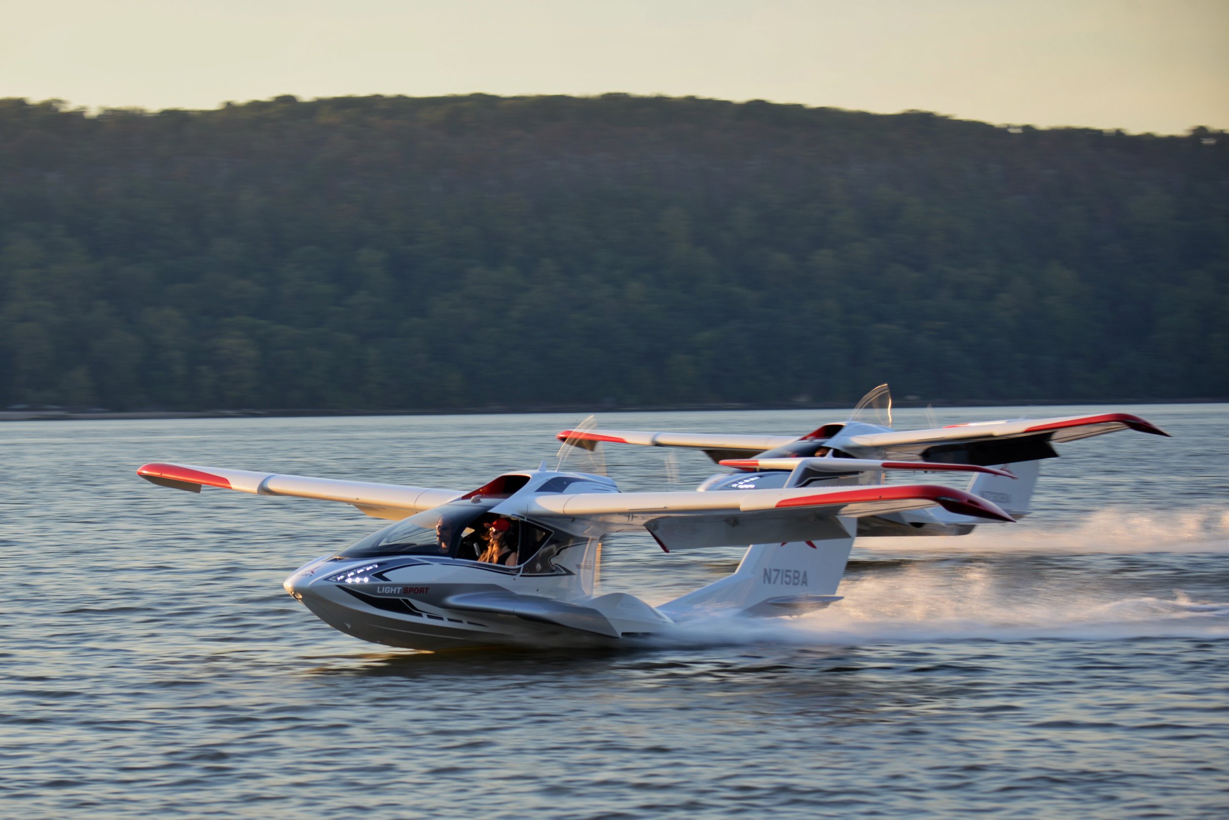 Icon A5's on the Hudson