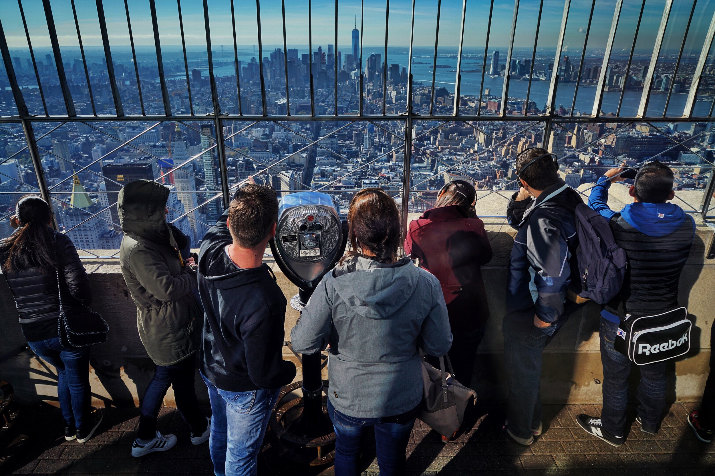 Atop the Empire State Building, NYC