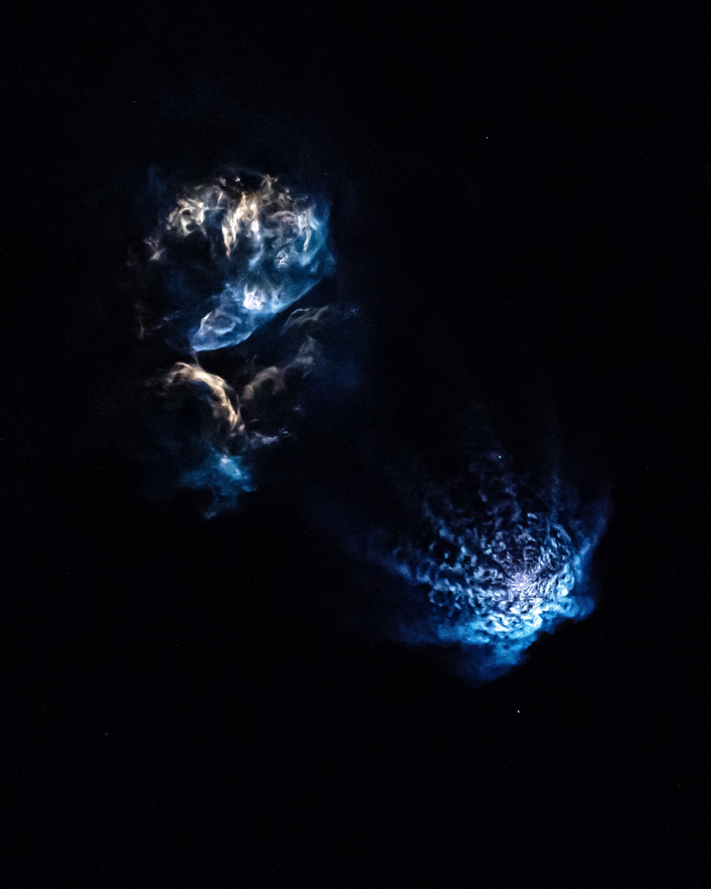 SpaceX Falcon Heavy Booster Separation, 24 June 2019