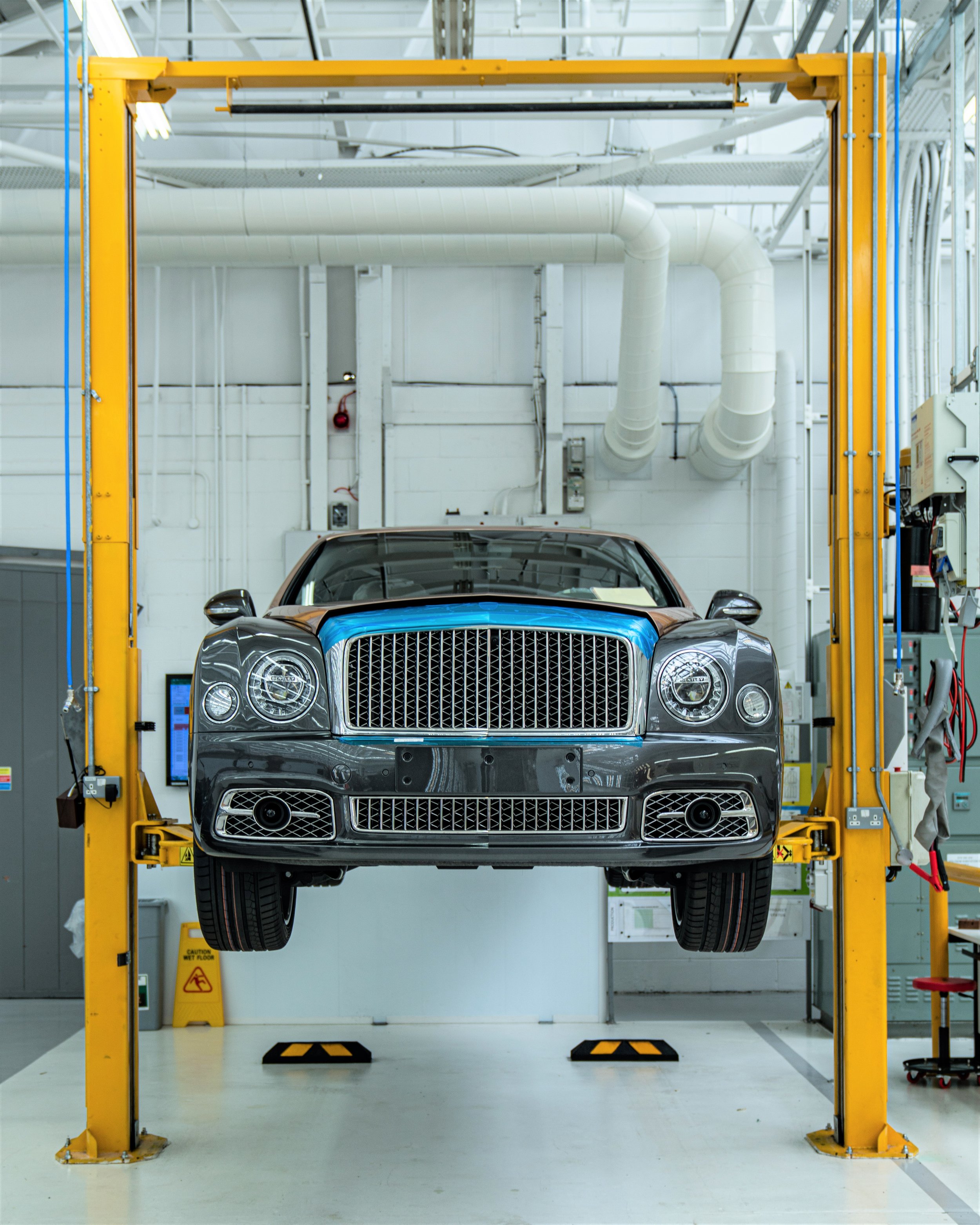 Bentley Mulsanne, at the factory