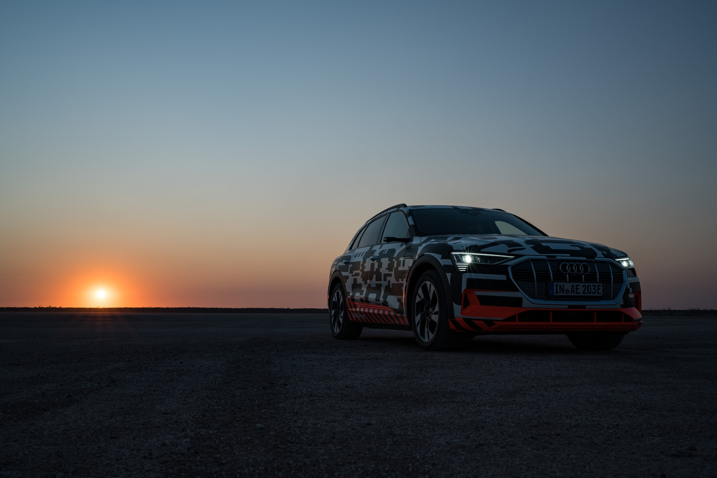 Audi E-Tron in Namibia