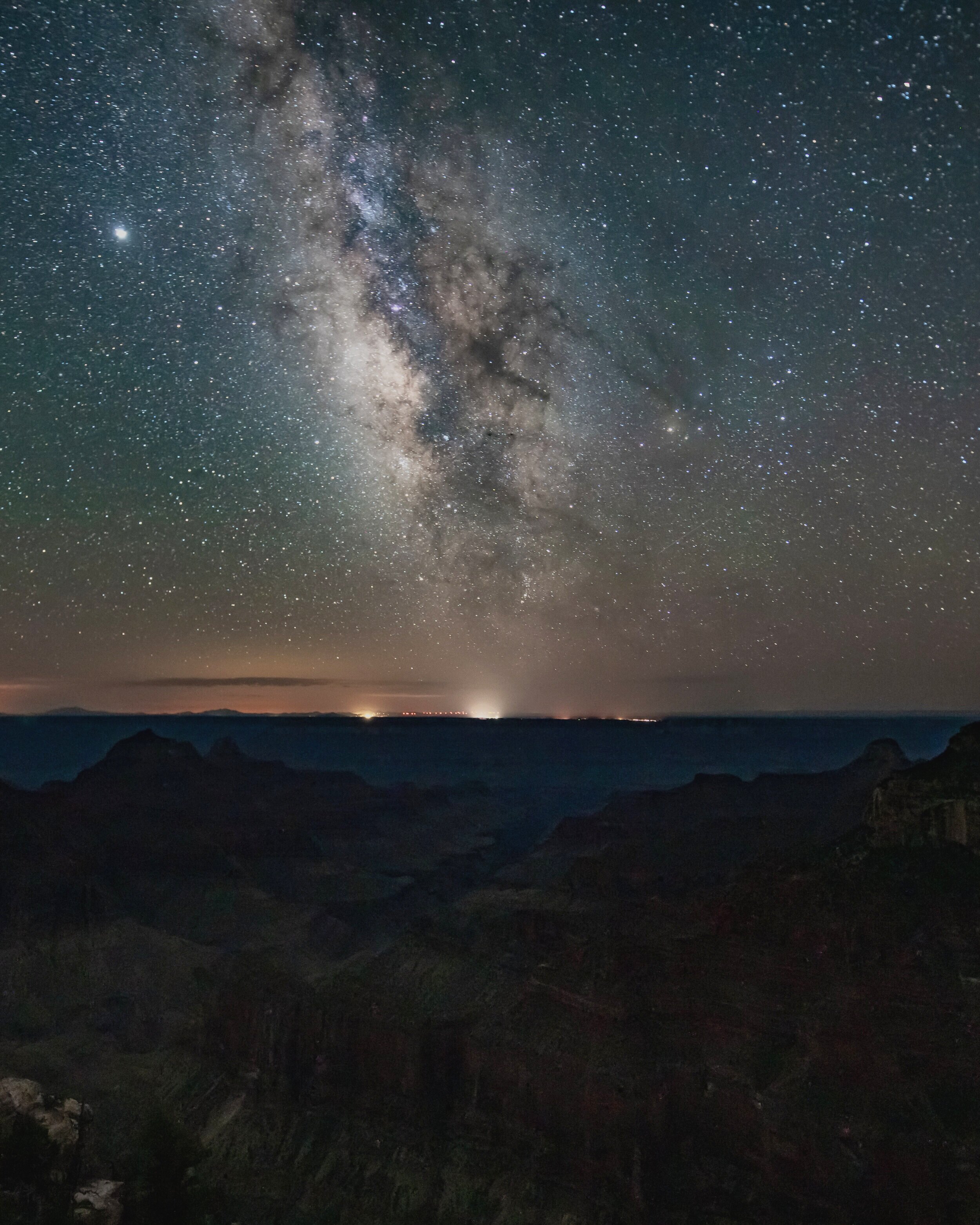 Grand Canyon and the Milky Way