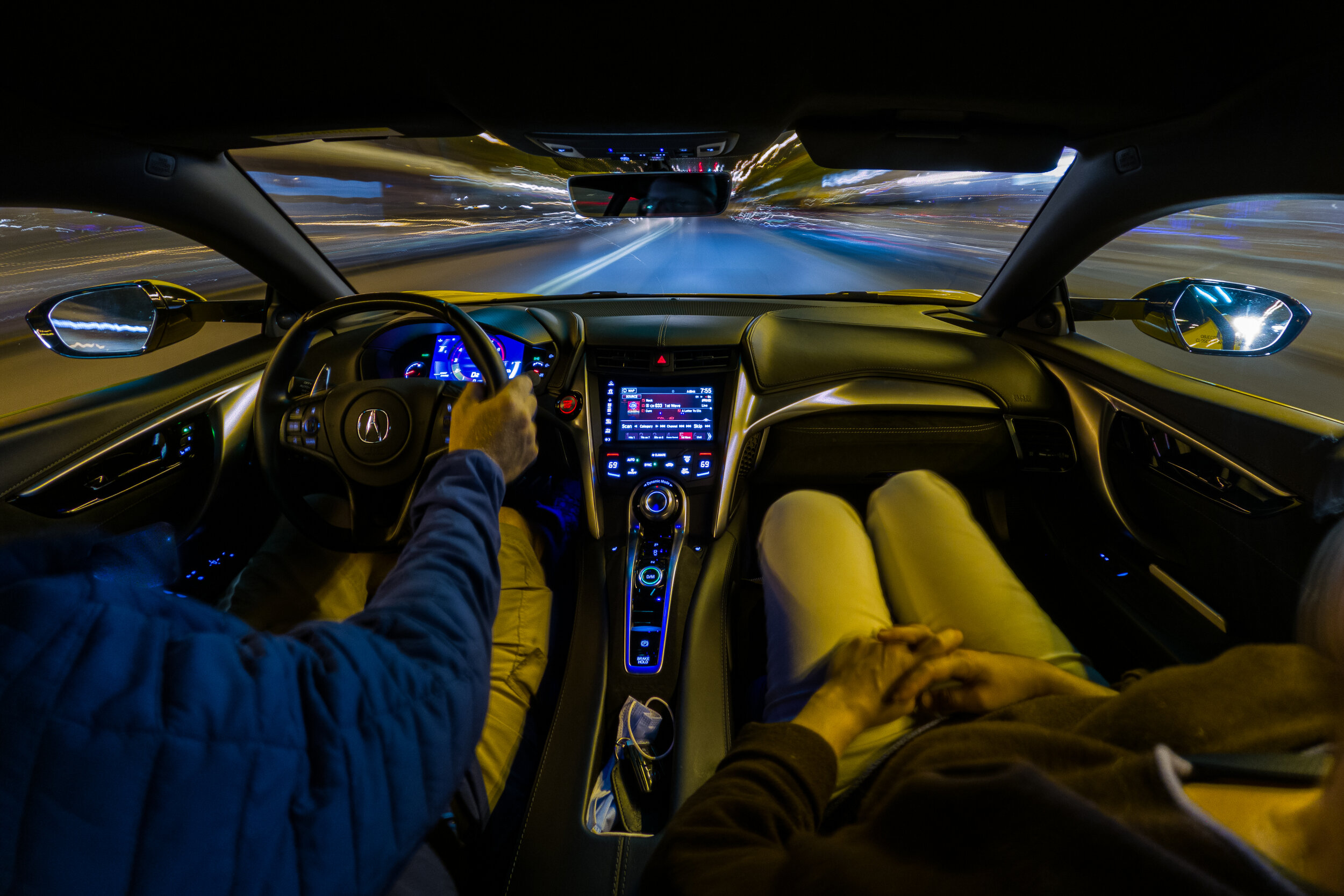 Acura NSX, interior