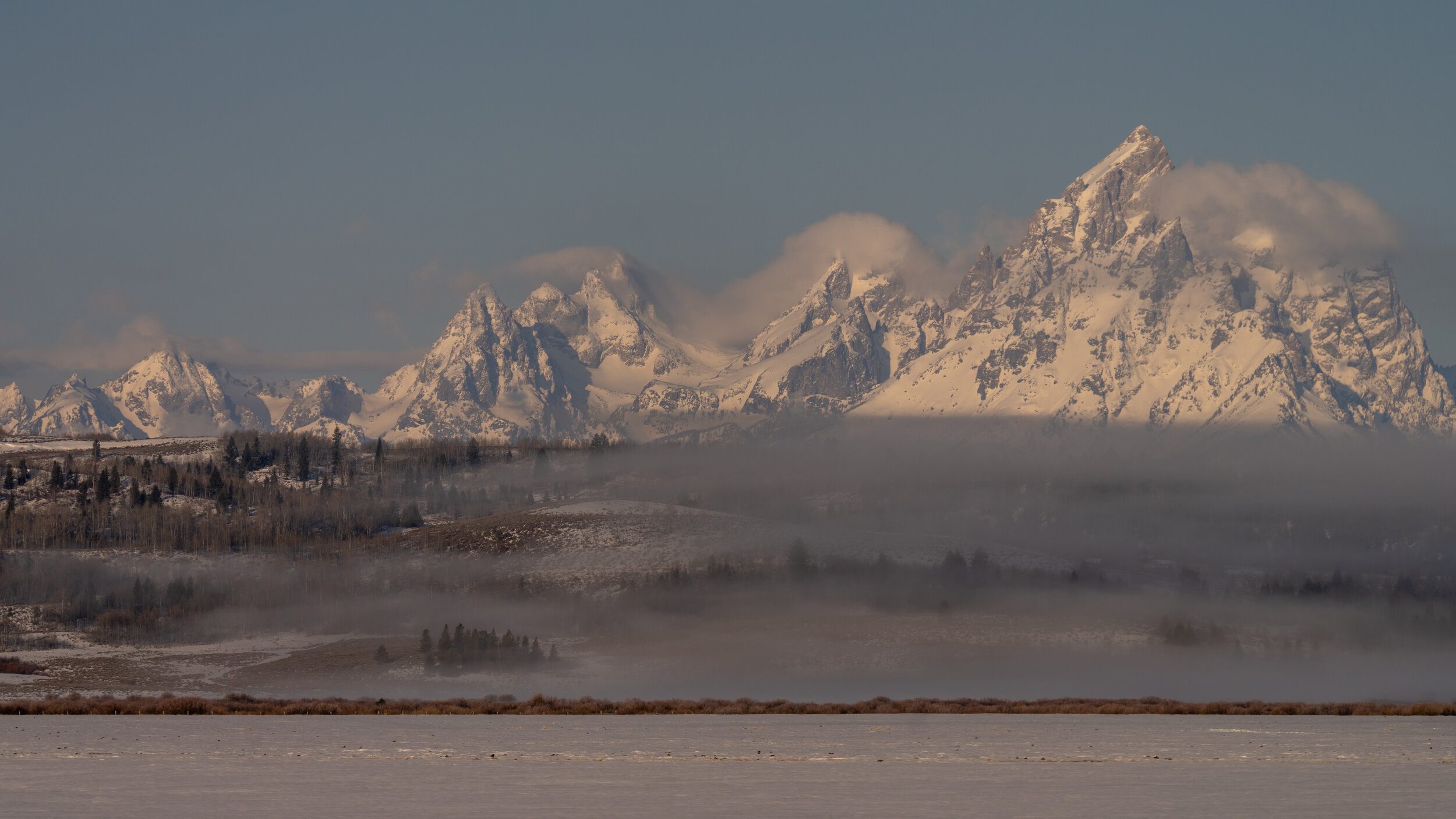Grand Tetons, Early Spring Morning