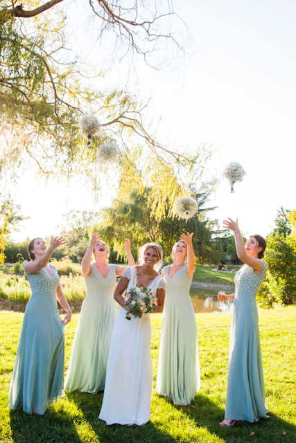 Emma's Wedding in the beautiful evening light in the South of France, captured by Richard Payne