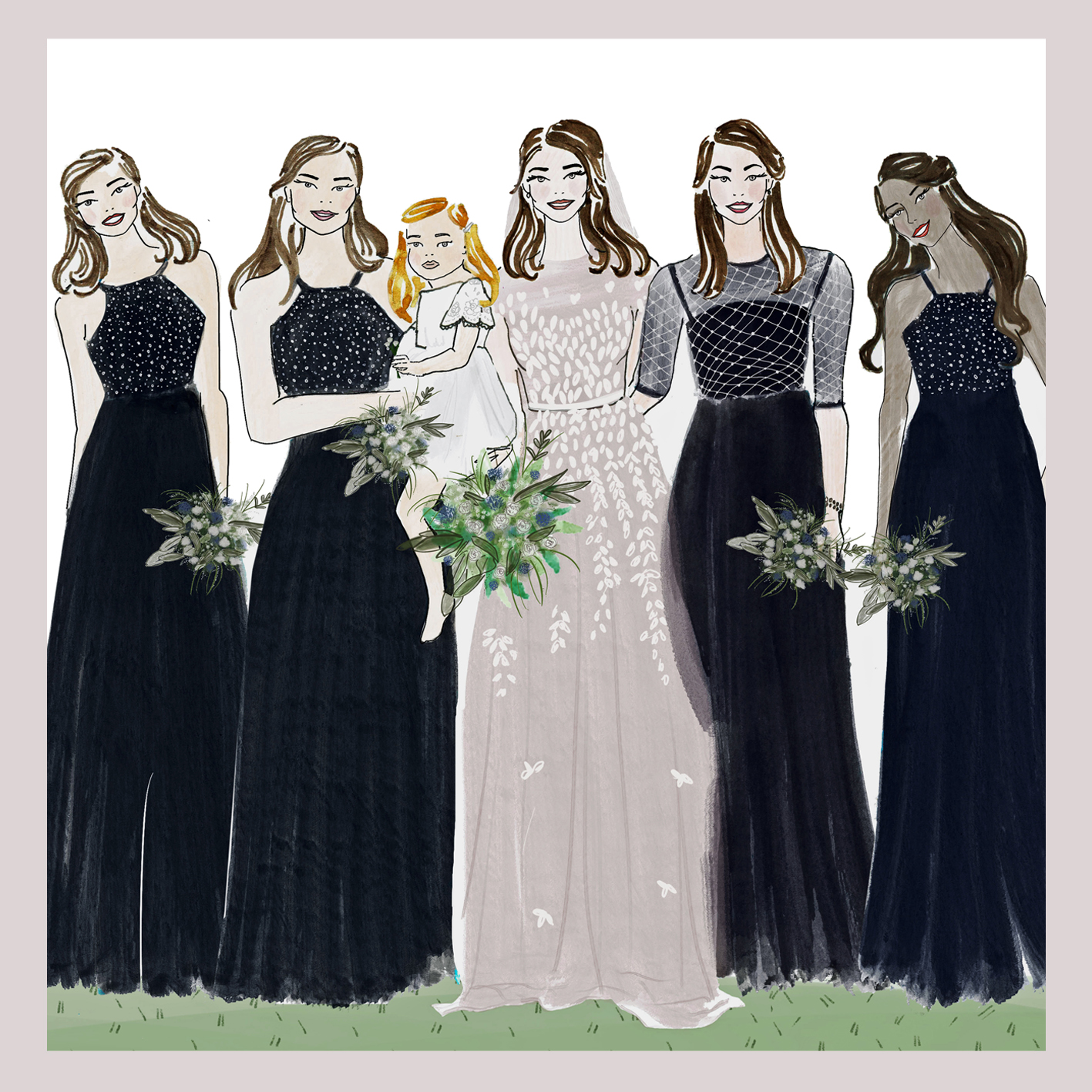 WIN YOUR BRIDAL PARTY ILLUSTRATED