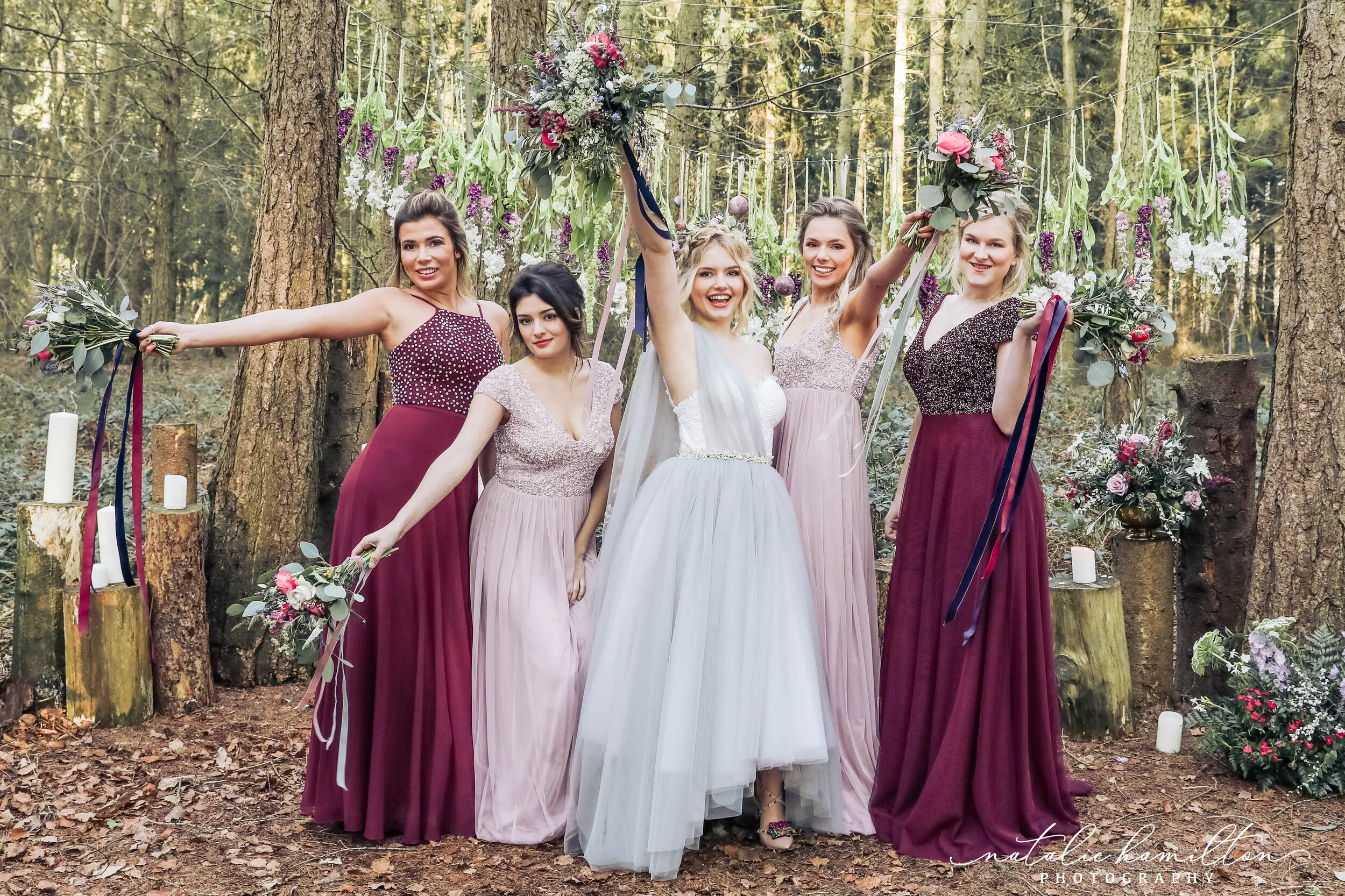 Whimsical Luxe Bridal Shoot by Motee Stockist Joys Bella Bridesmaids