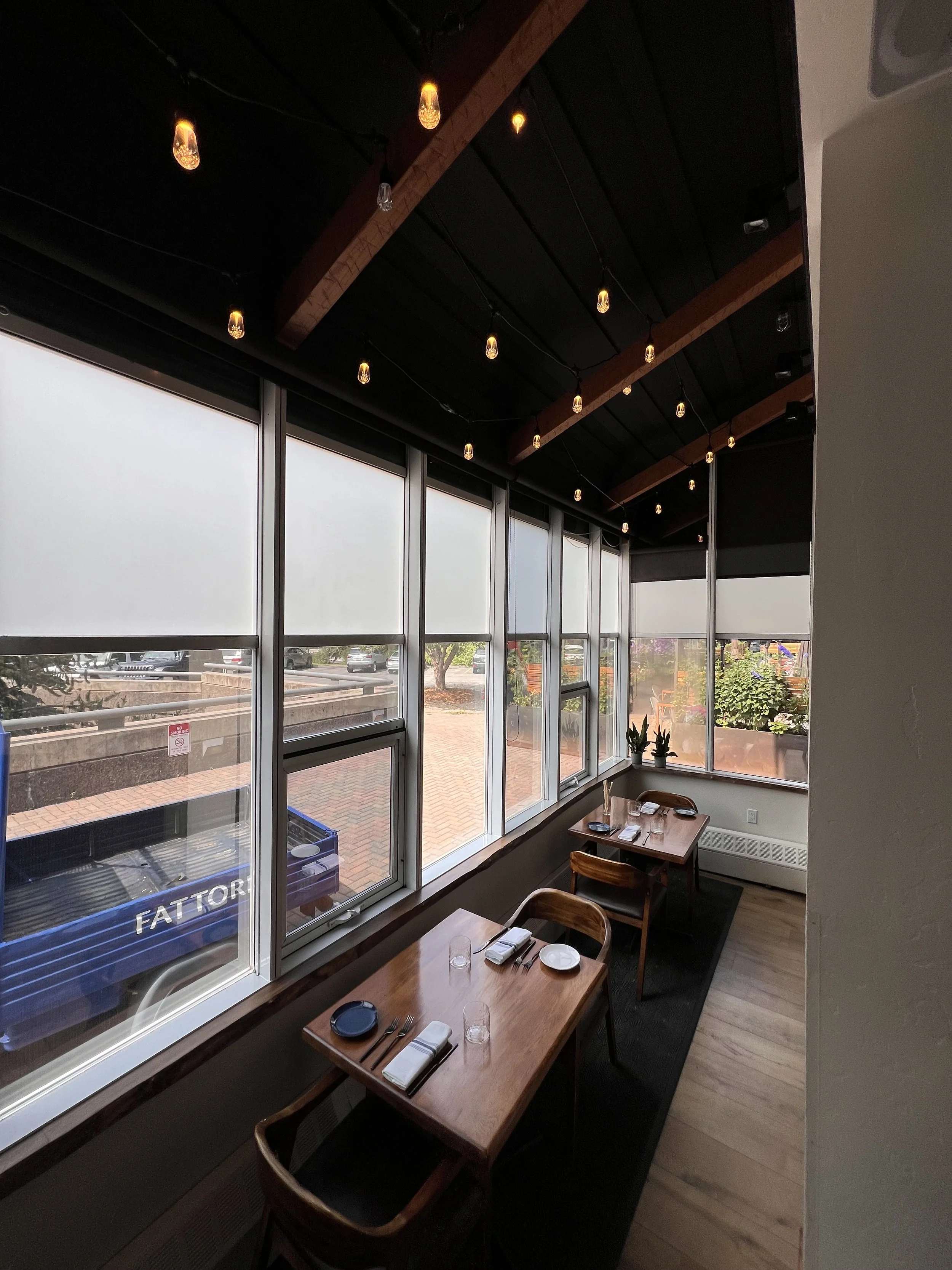 Privacy window tinting for businesses