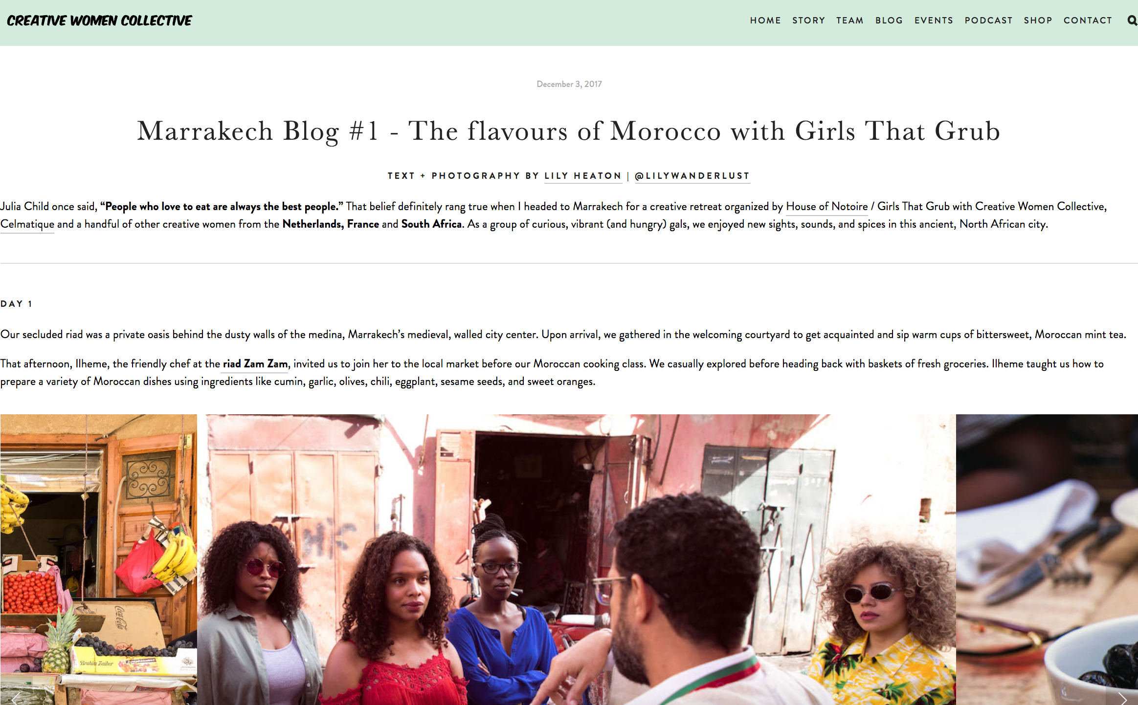 CWC Blog - Marrakech with Girls That Grub