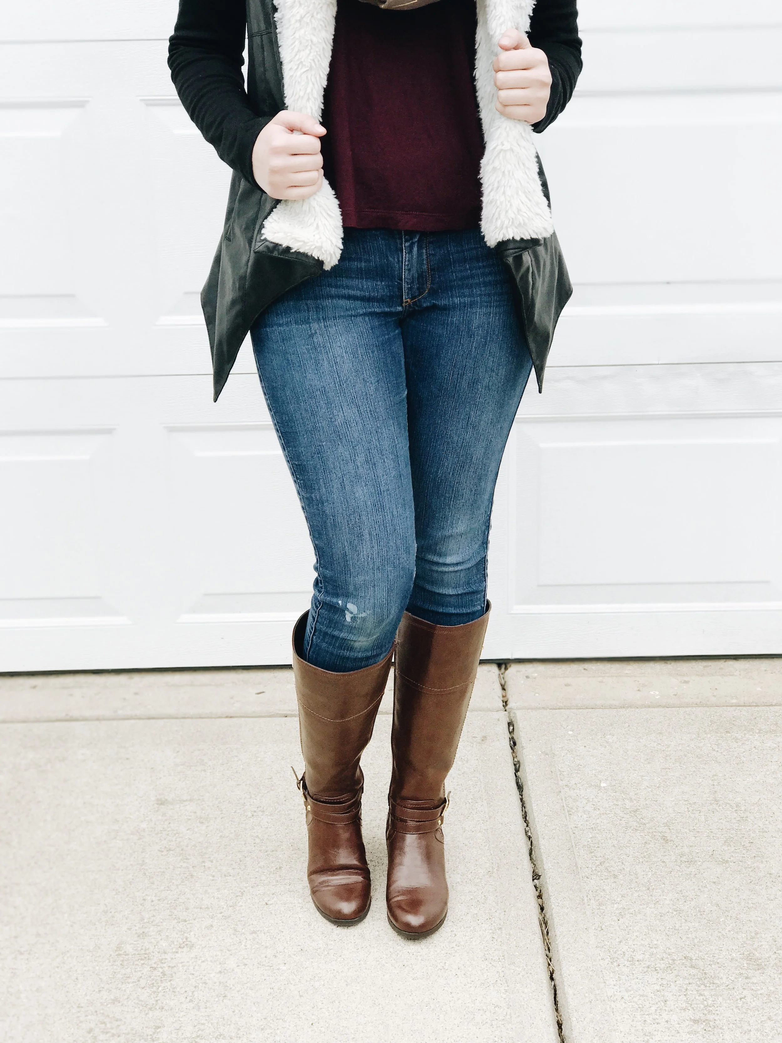 Style Files #6 | Faux-Leather Jacket #ThriftedFinds