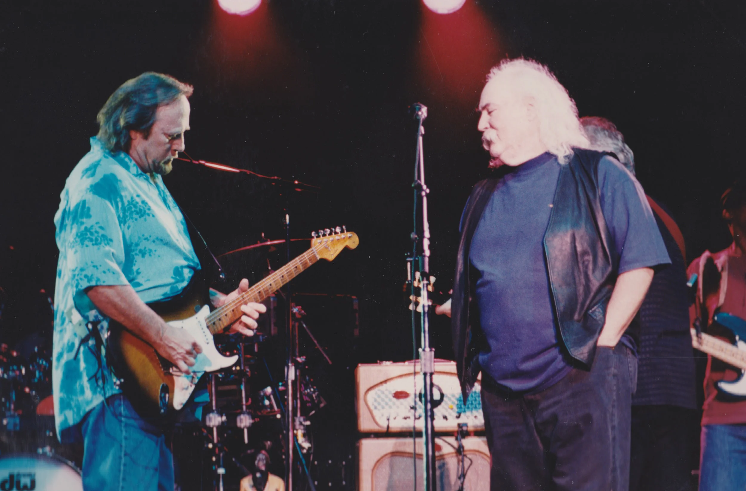 "My one of a kind compadre..." Steven Stills and David Crosby. Photo By RD Mathers