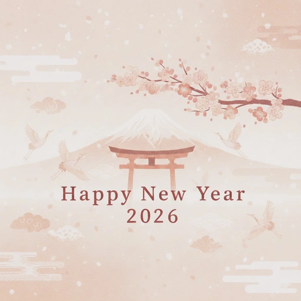 Happy New Year! Thank you so much for your support throughout the past year.

We are truly grateful for all our customers. Wishing you a wonderful 2026.

Wishing you a happy and prosperous New Year. We look forward to seeing you soon!

Japan Beauty I