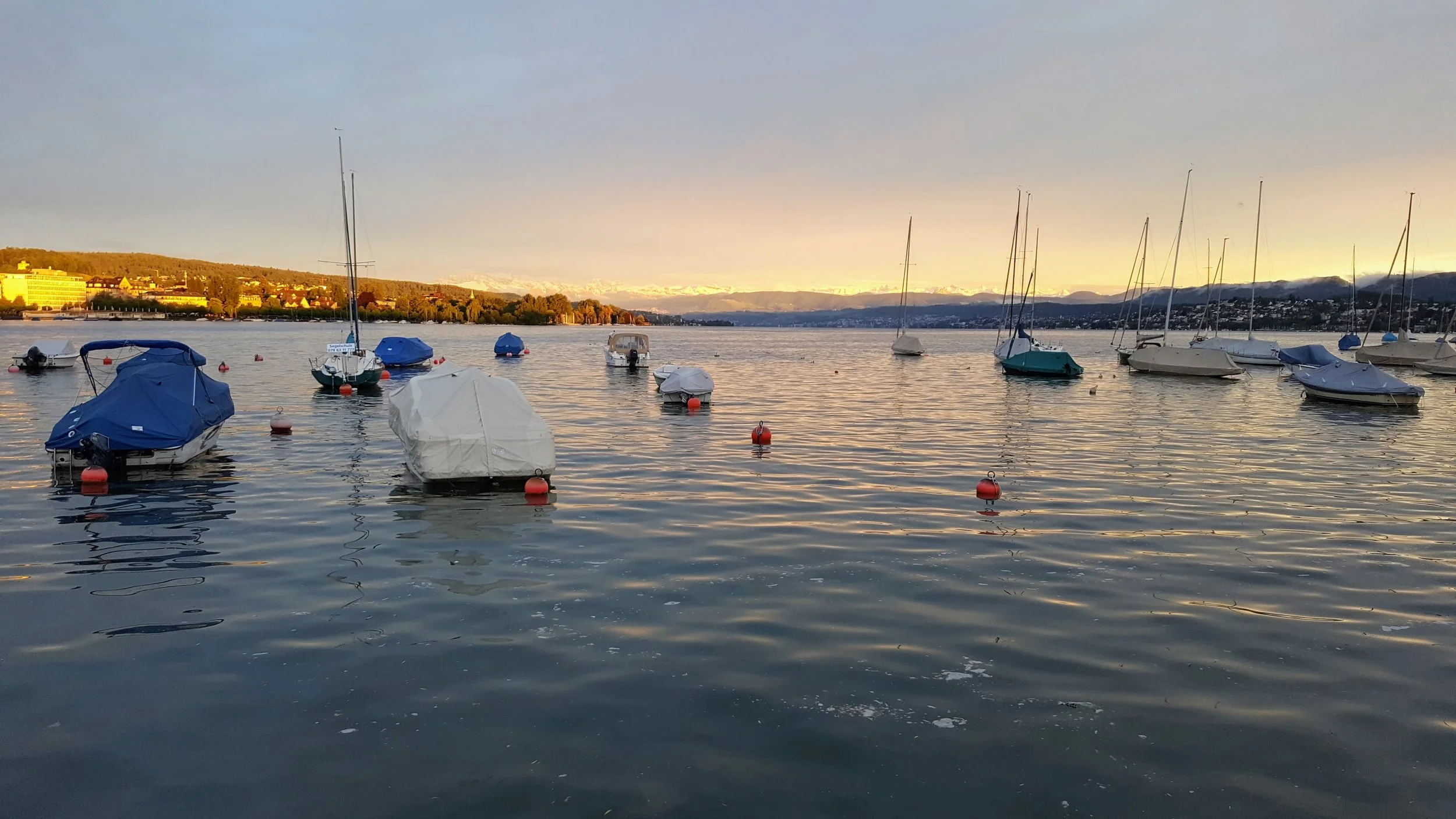 Sunset in Zurich