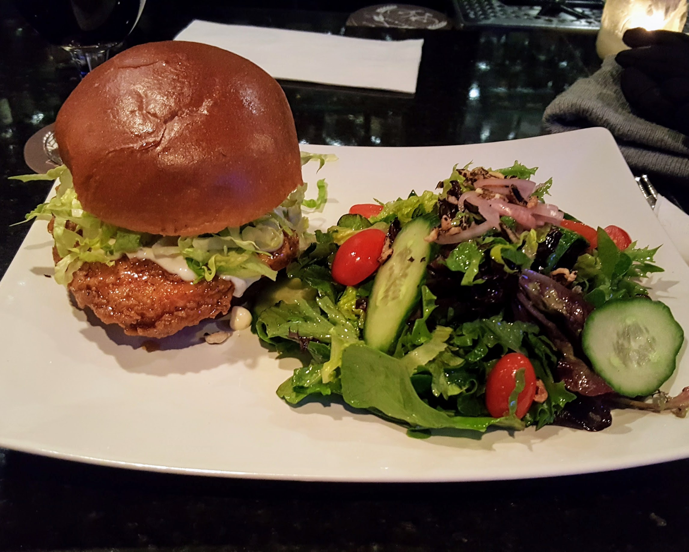 Dinner at the Brig Pub in Ottawa.
