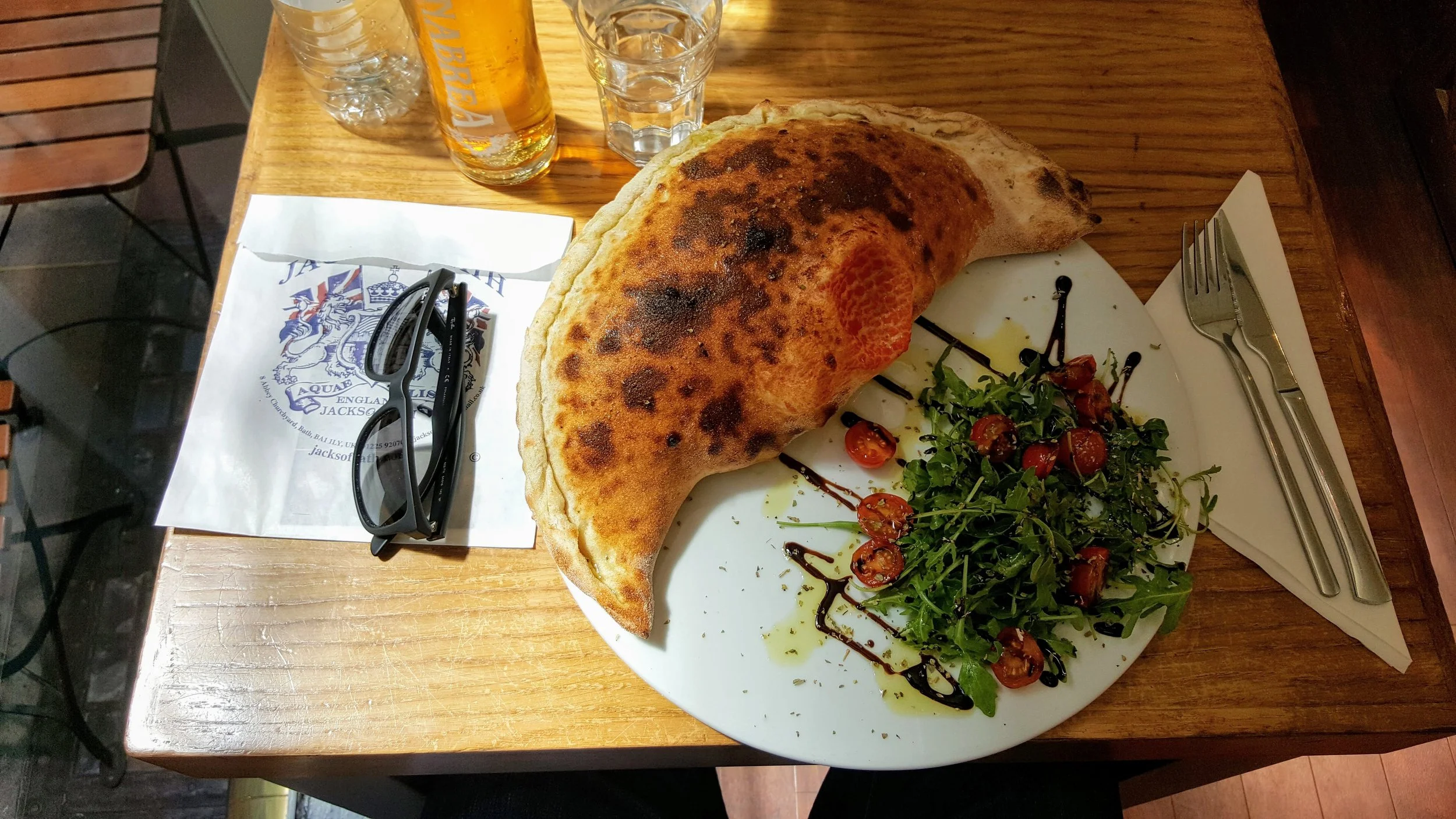 The calzone at Dough
