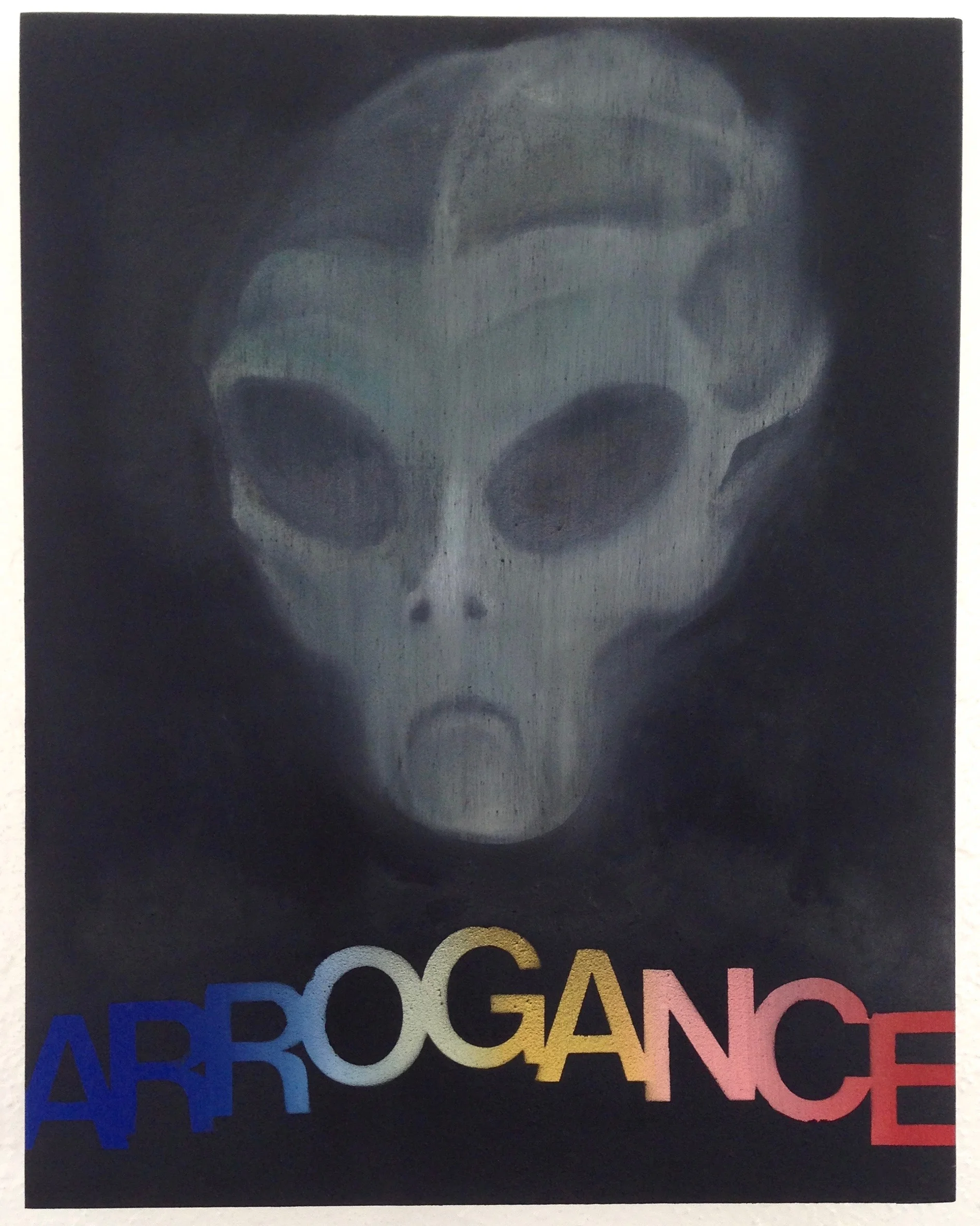 arrogance oil on panel 11 x 14 2016