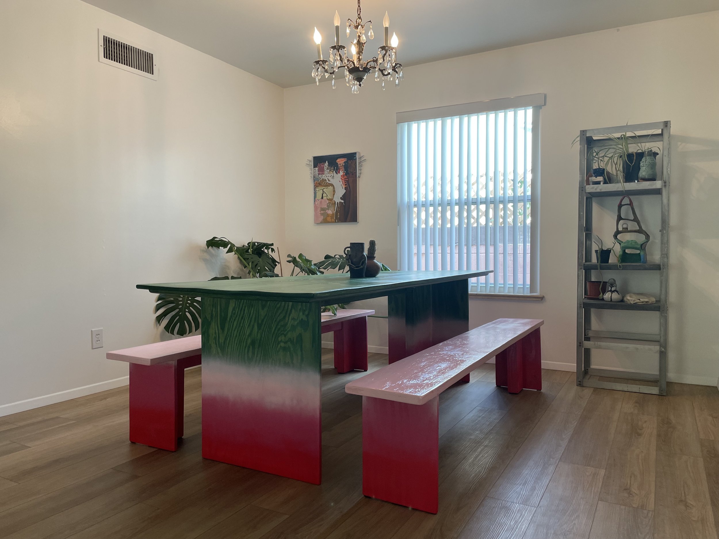  Sandia table and benches   (installation view) 