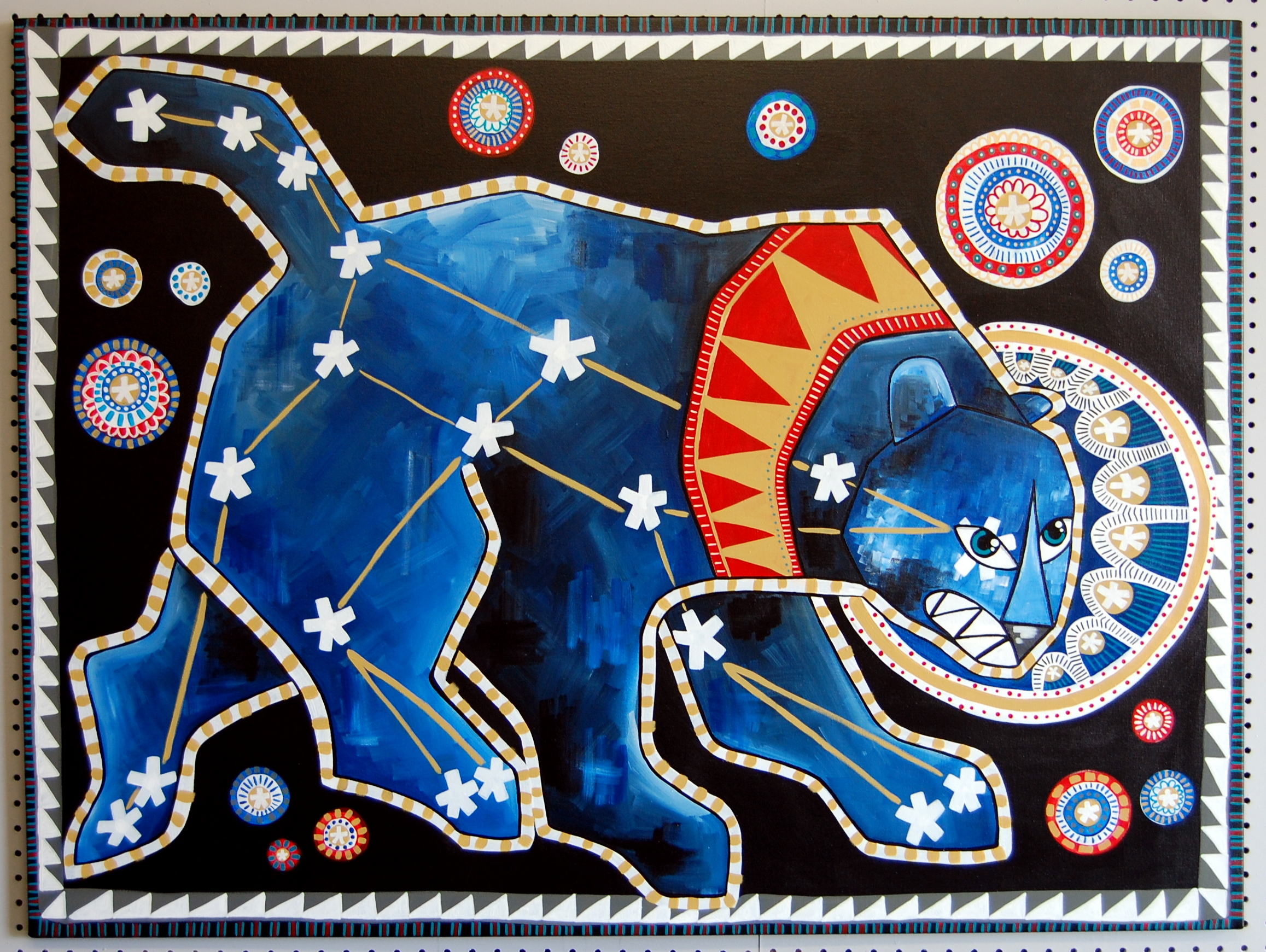 "Ursa Major" Acrylic on Canvas 48" x 36" // SOLD