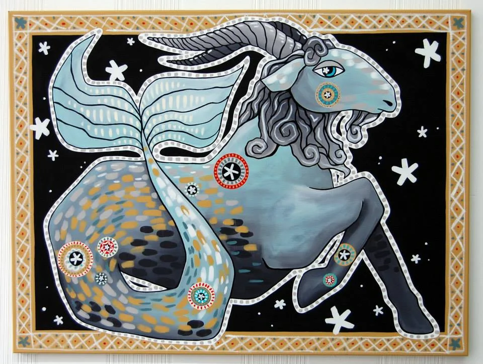 "Capricornus" Acrylic on Canvas 30" x 40"