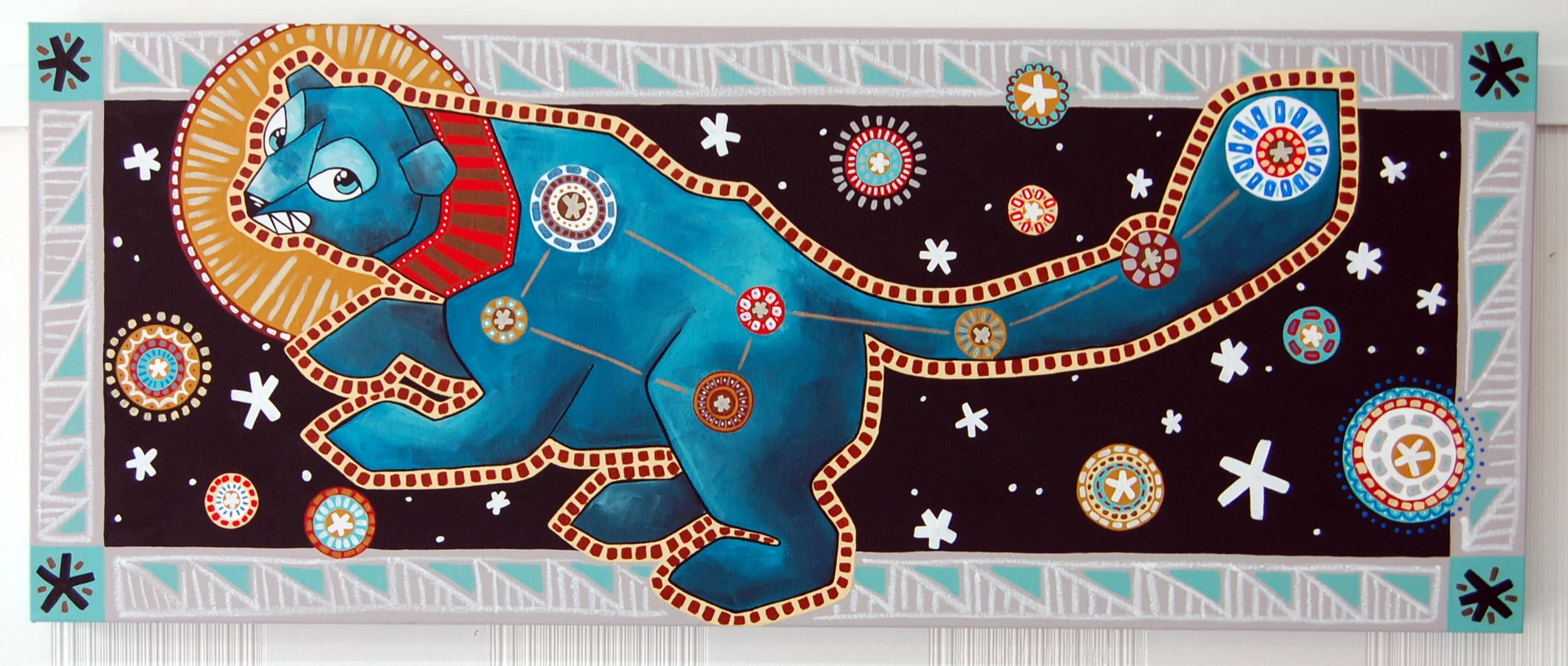 "Ursa Minor - The Little Dipper" Acrylic on Canvas 18" x 36" // SOLD