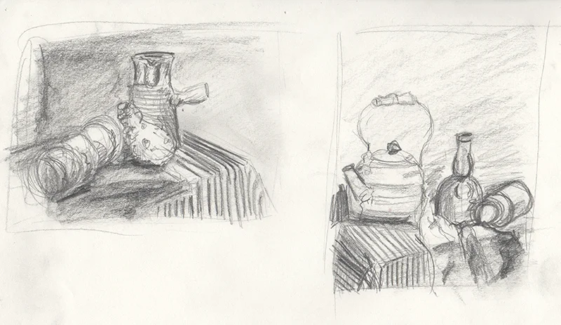 Thumbnails for still life.