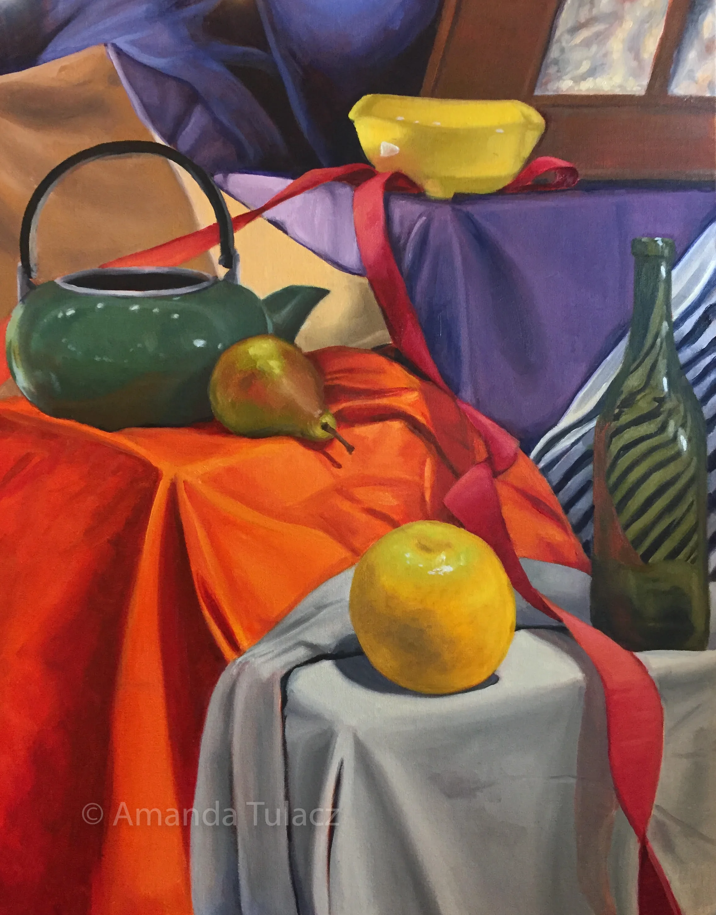 "Still Life in Oils."