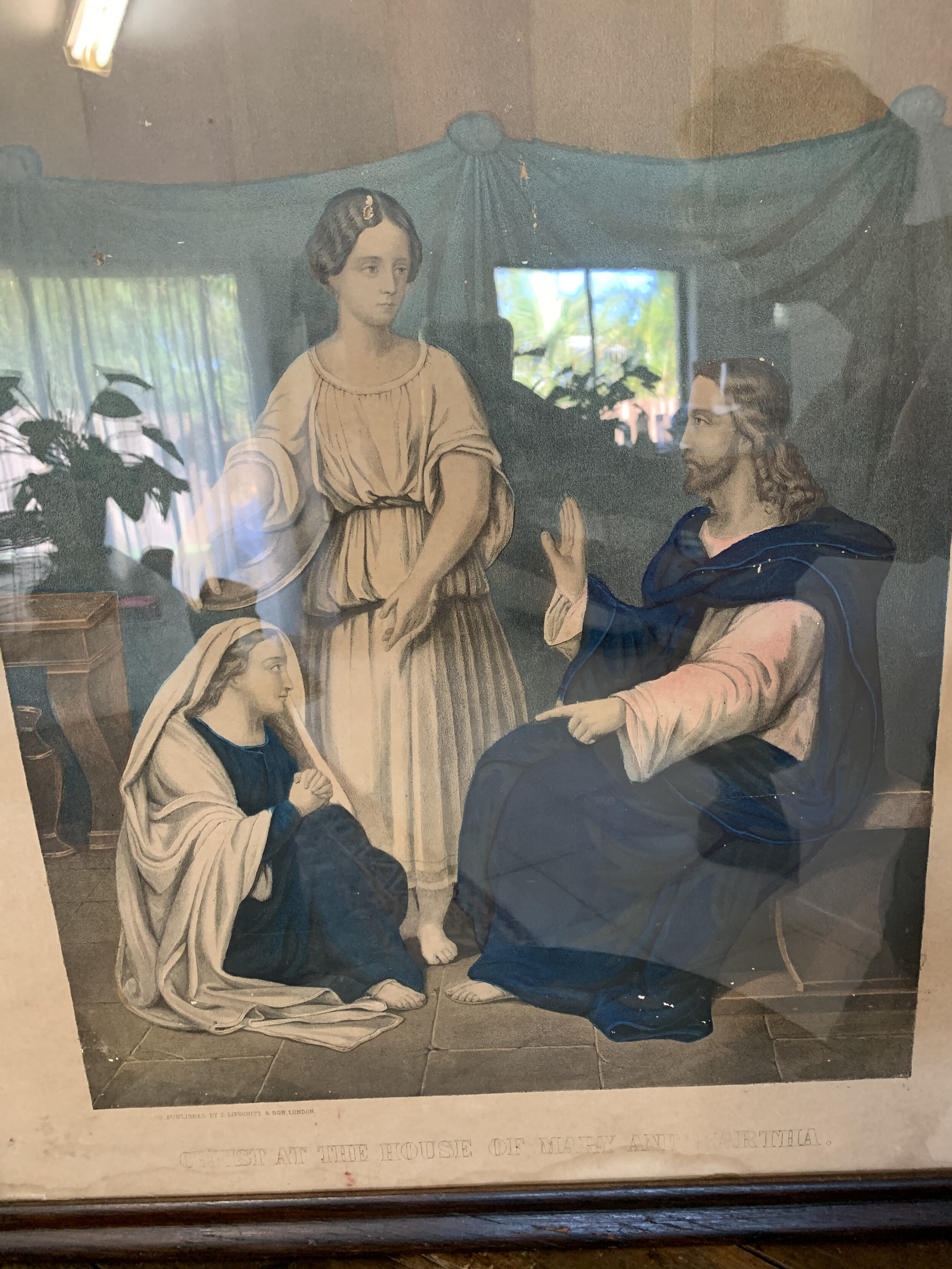 SOLD      CHRIST AT THE HOUSE OF MARY AND MARTHA