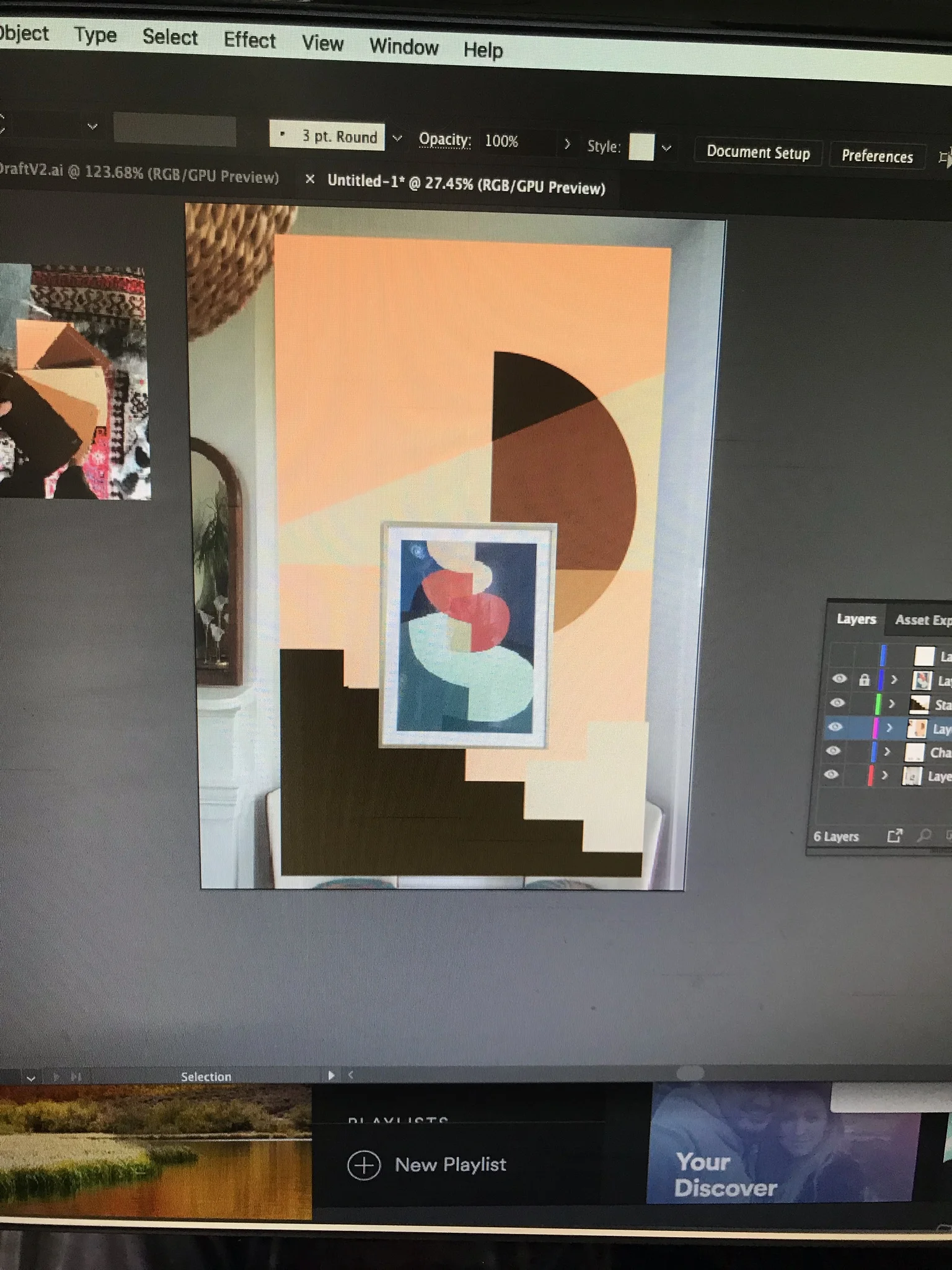 Computer mockup