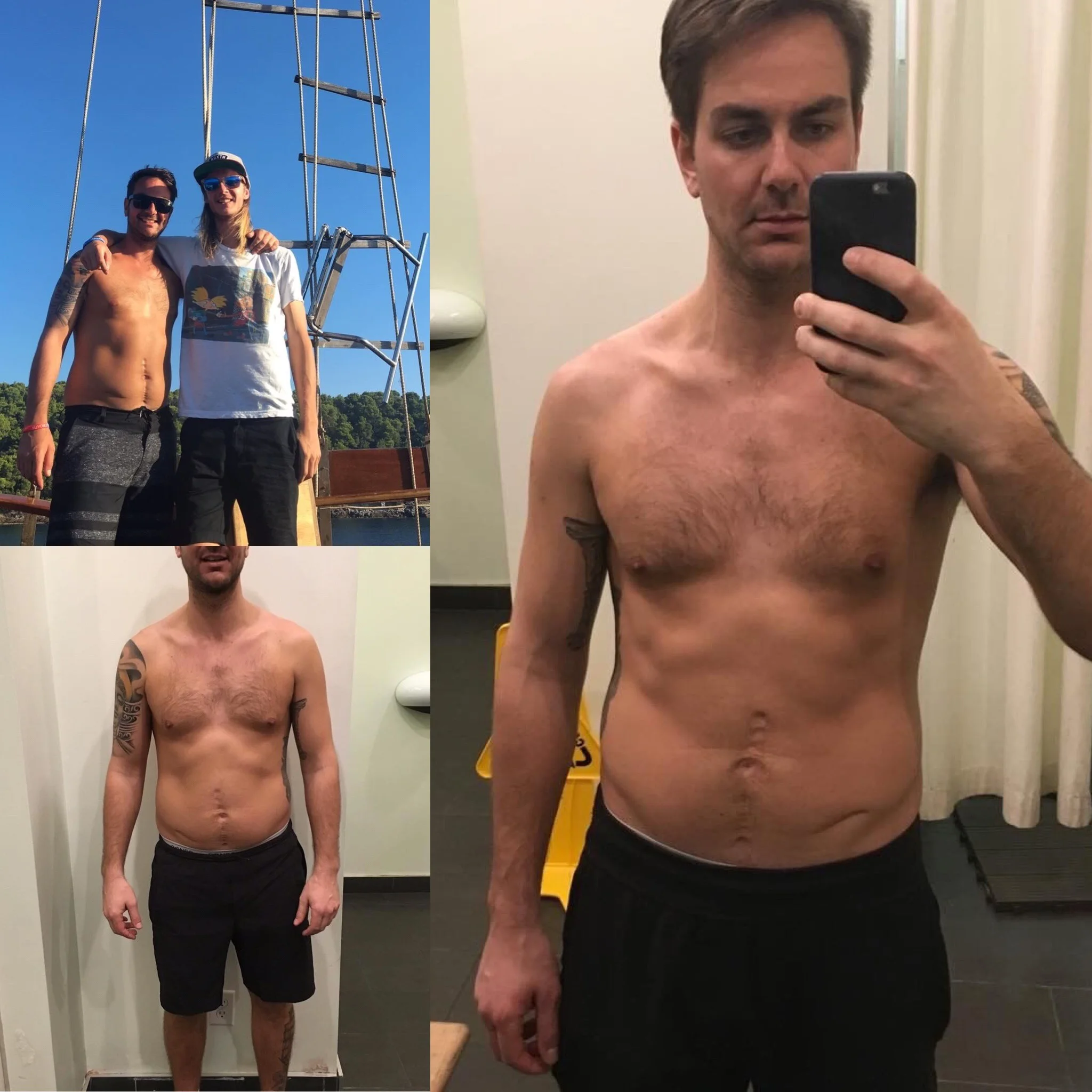 Top Right-Oct. 2016/Bottom Right-Jan. 2017/Left image-March 2017