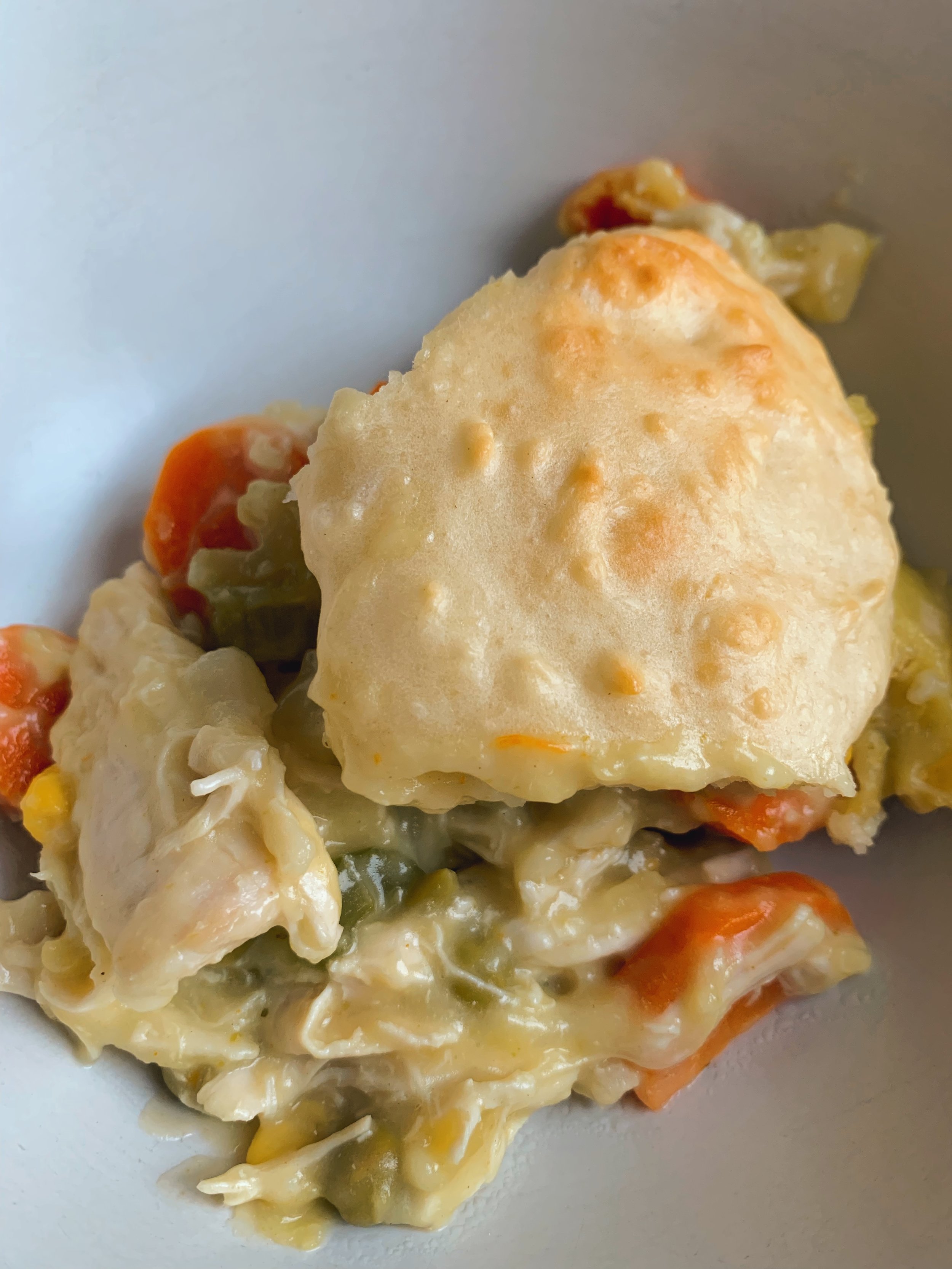 healthy chicken pot pie