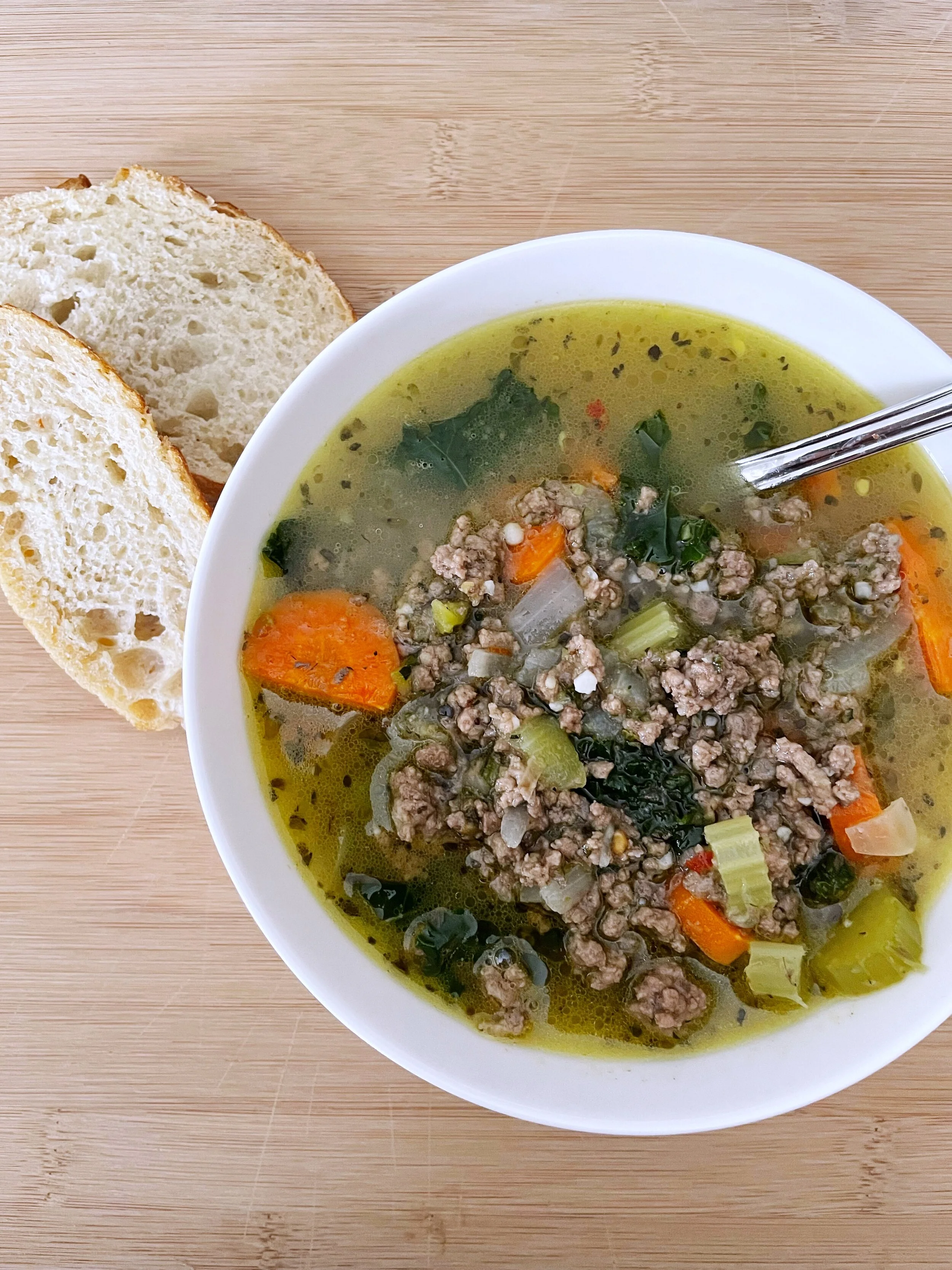 Hamburger Soup (low-carb)