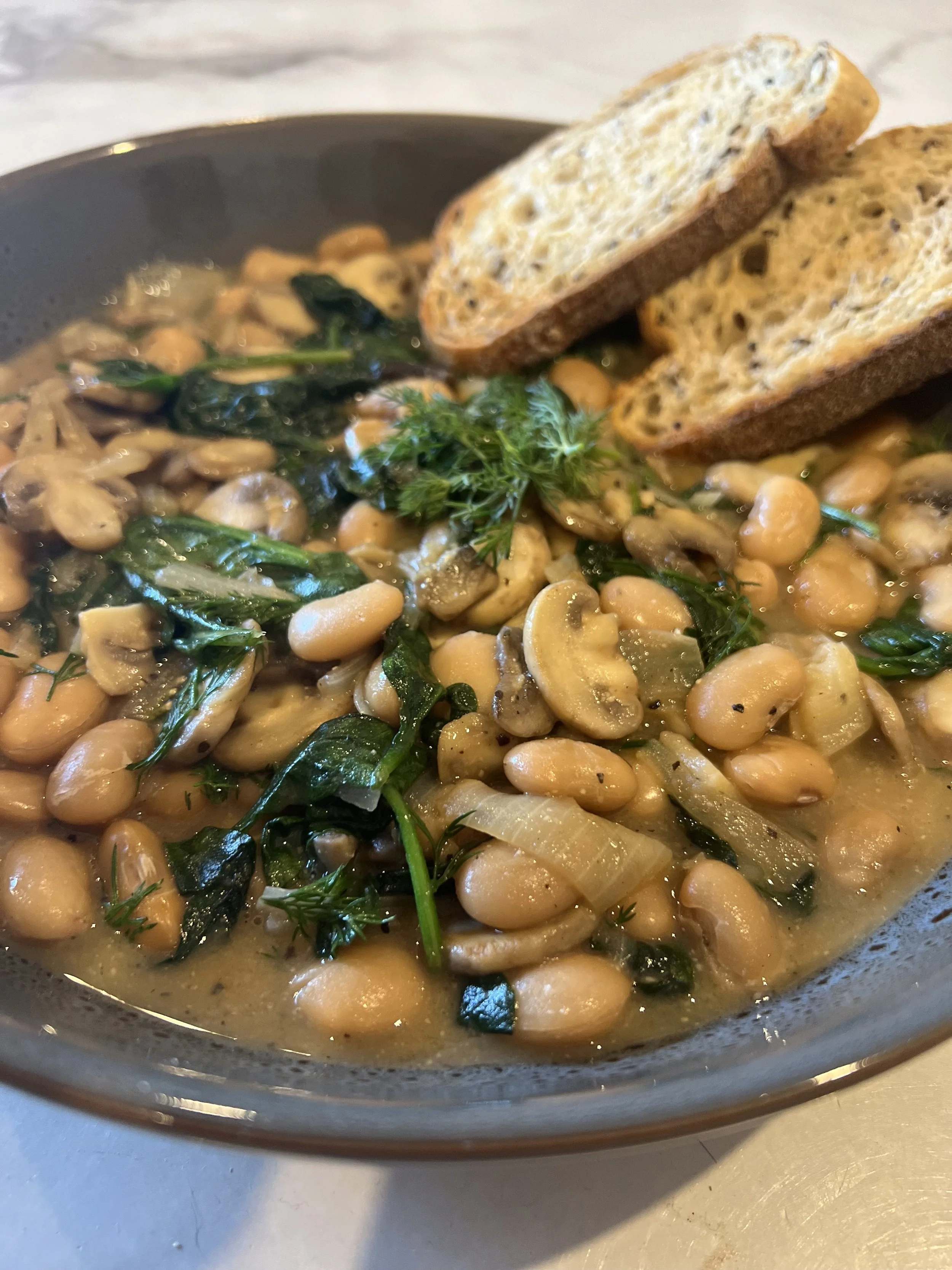 Creamy Miso Butter Beans