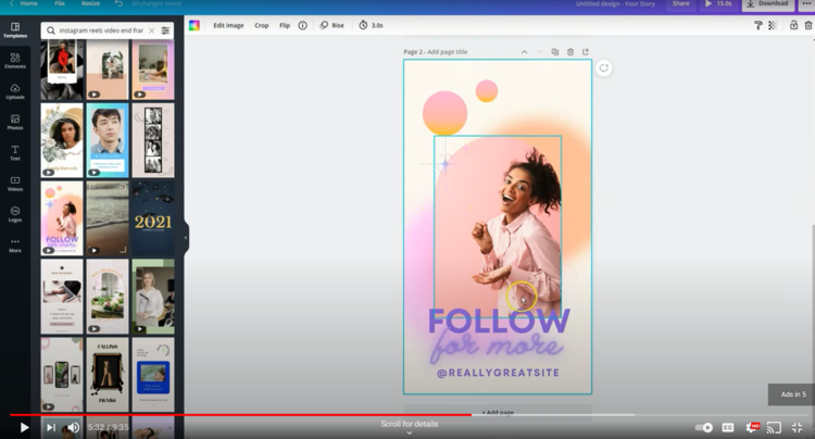 How to Make a Reel in Canva — Tech Educator, YouTube Coach & Speaker