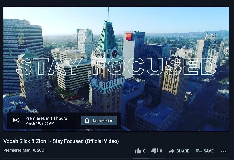 Tomorrow at 9:AM PST we go live LINK IN BIO #stayfocused #hiphop #northbay #oakland #musicvideo