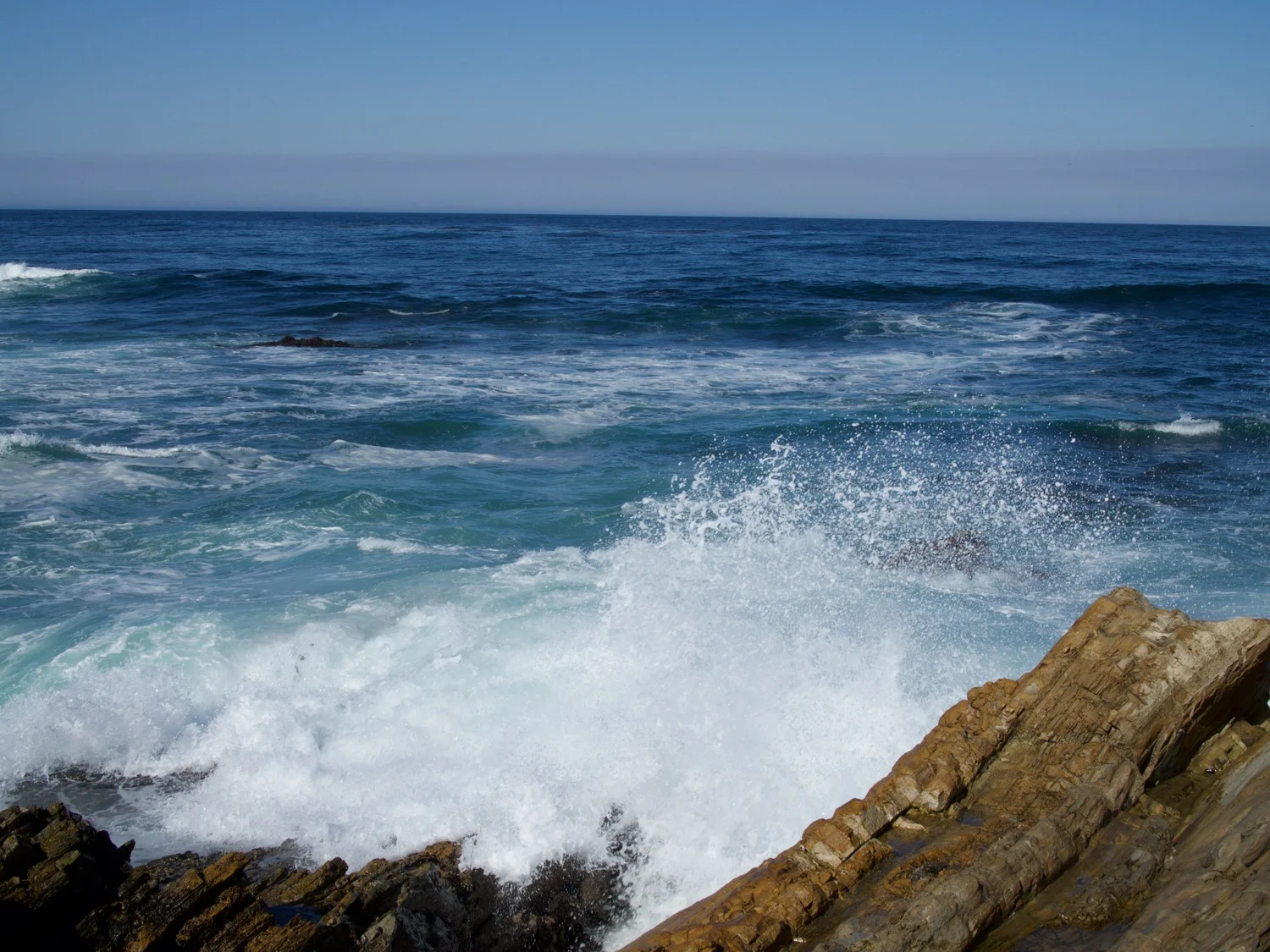 Waves at Montaña de Oro State Park, California.
