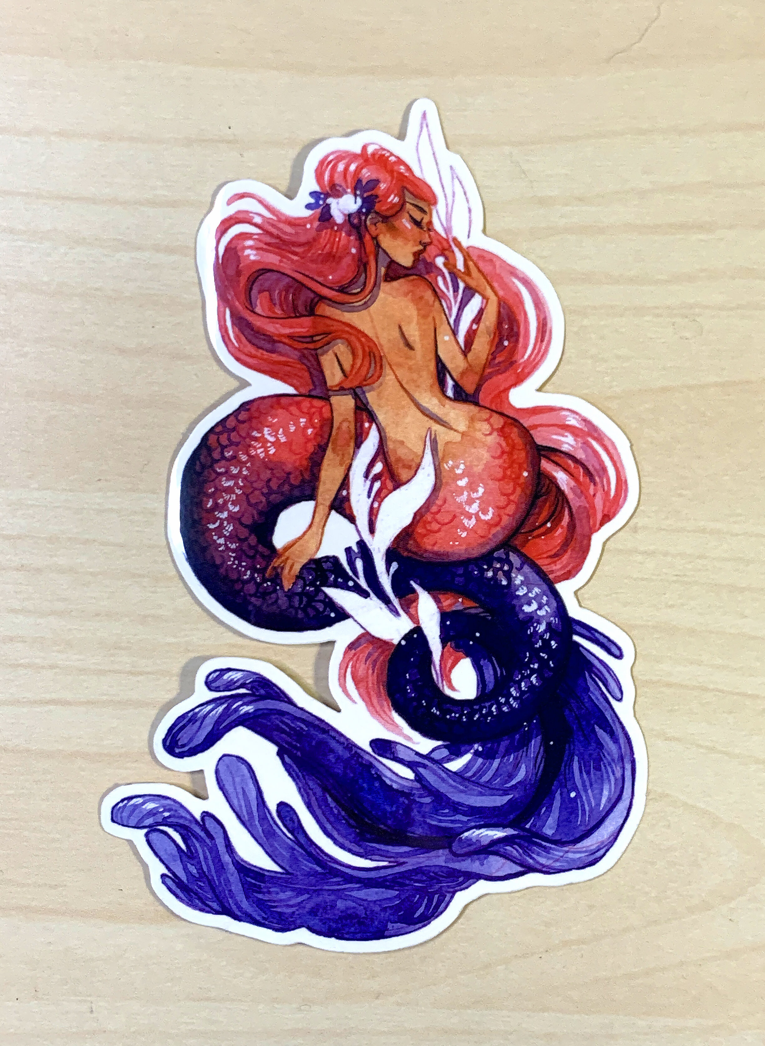 magenta mermaid sticker.jpg