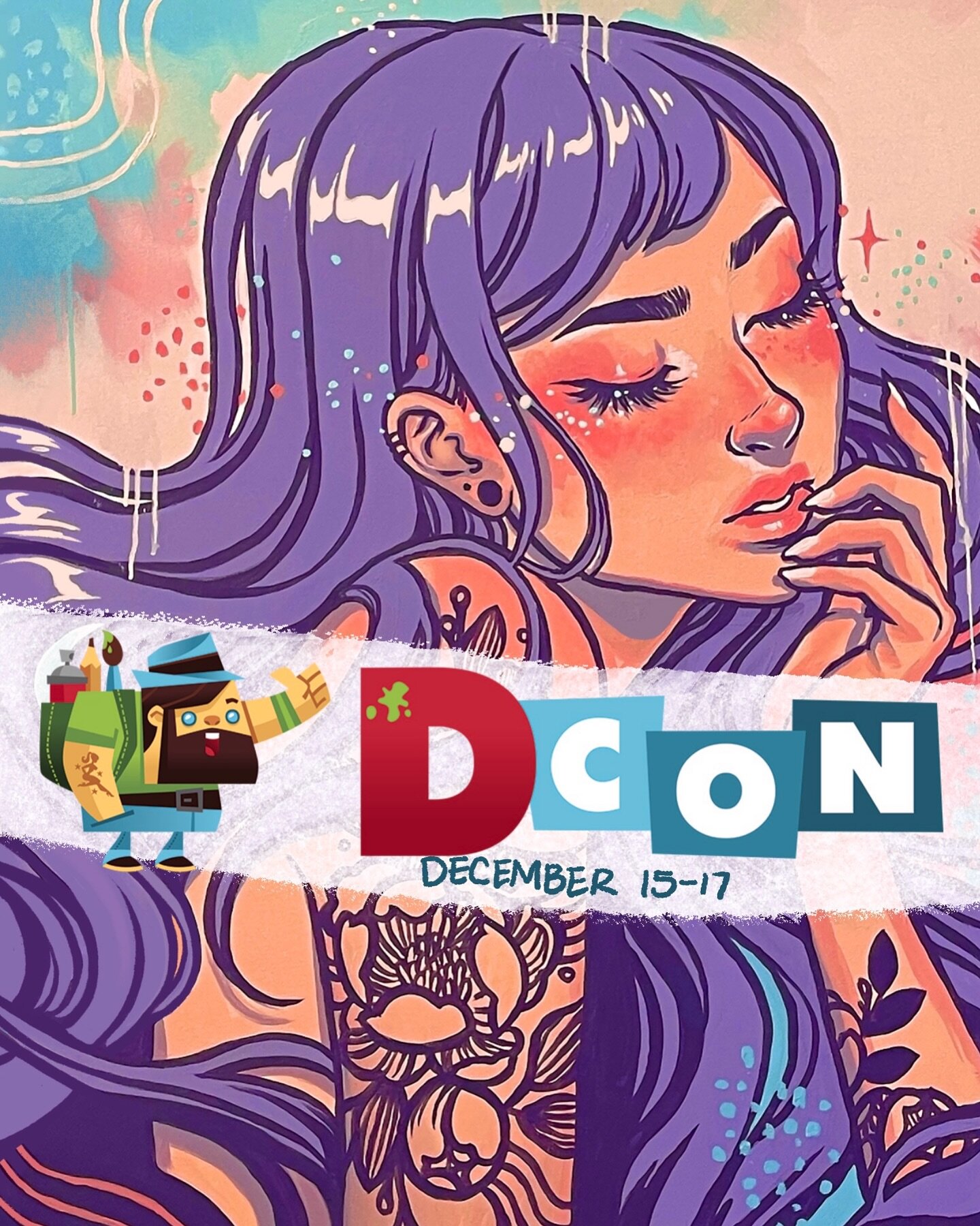 hello socal! i'm going to be at @designercon next weekend, sharing booth 723 with @7amcreations 🥳🎉 it's my first time going to dcon since 2015 and i'm so exciteddd
if you like toys and cool art you might want to stop by! December 15-17 at the Anahe