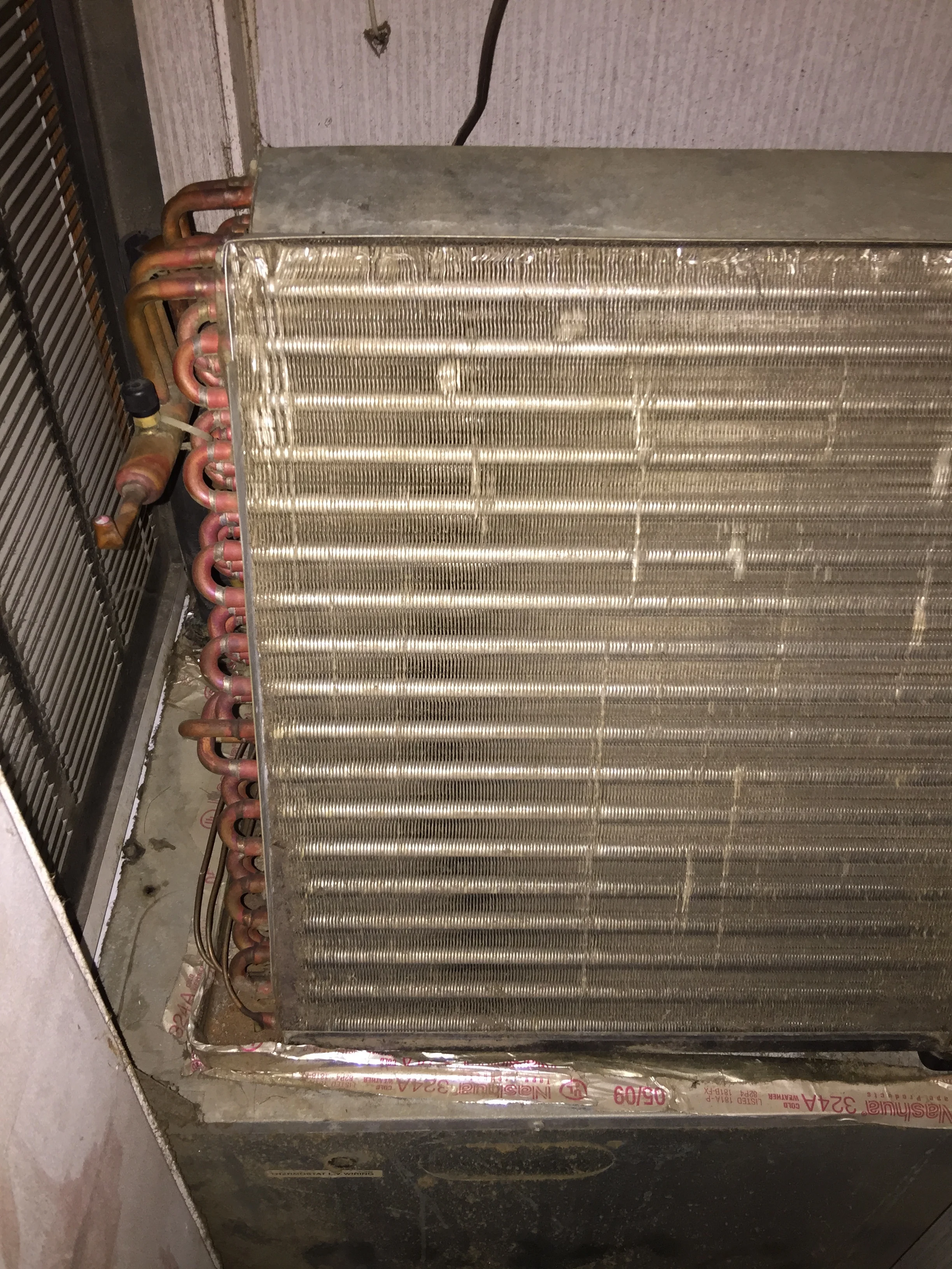 Corroded Valve and Dinged Up Air Grill