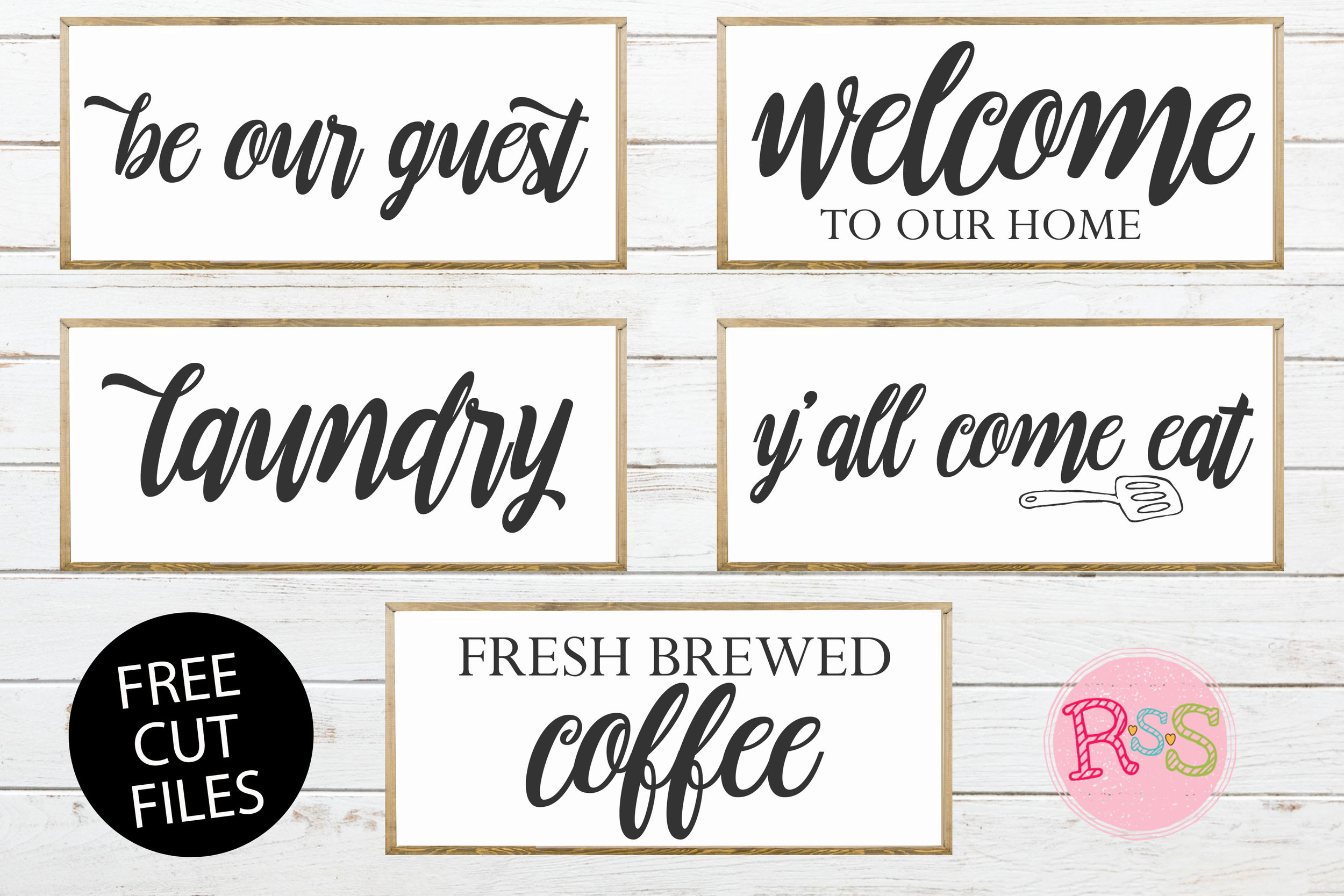 Download Free Farmhouse SVG Cut File Bundle — Ready Set Silhouette