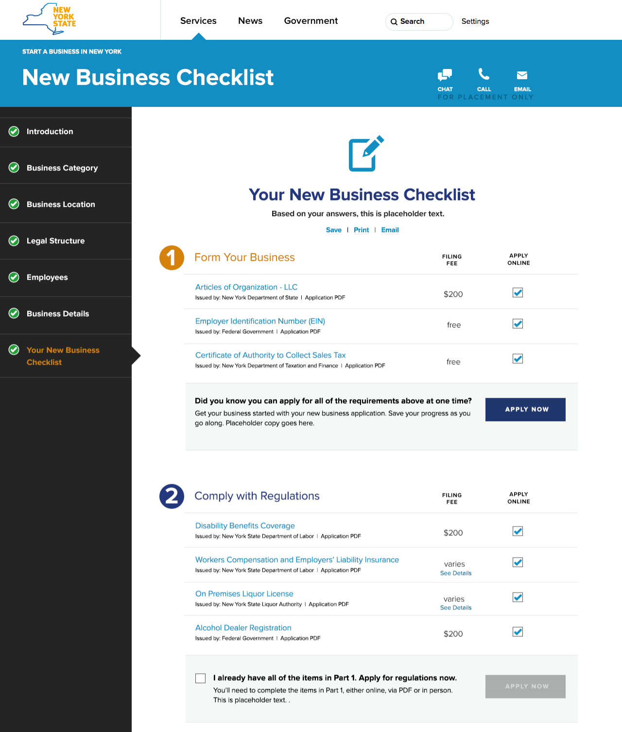 NYS Business Express User Experience Design NYS Business Express User Experience Design