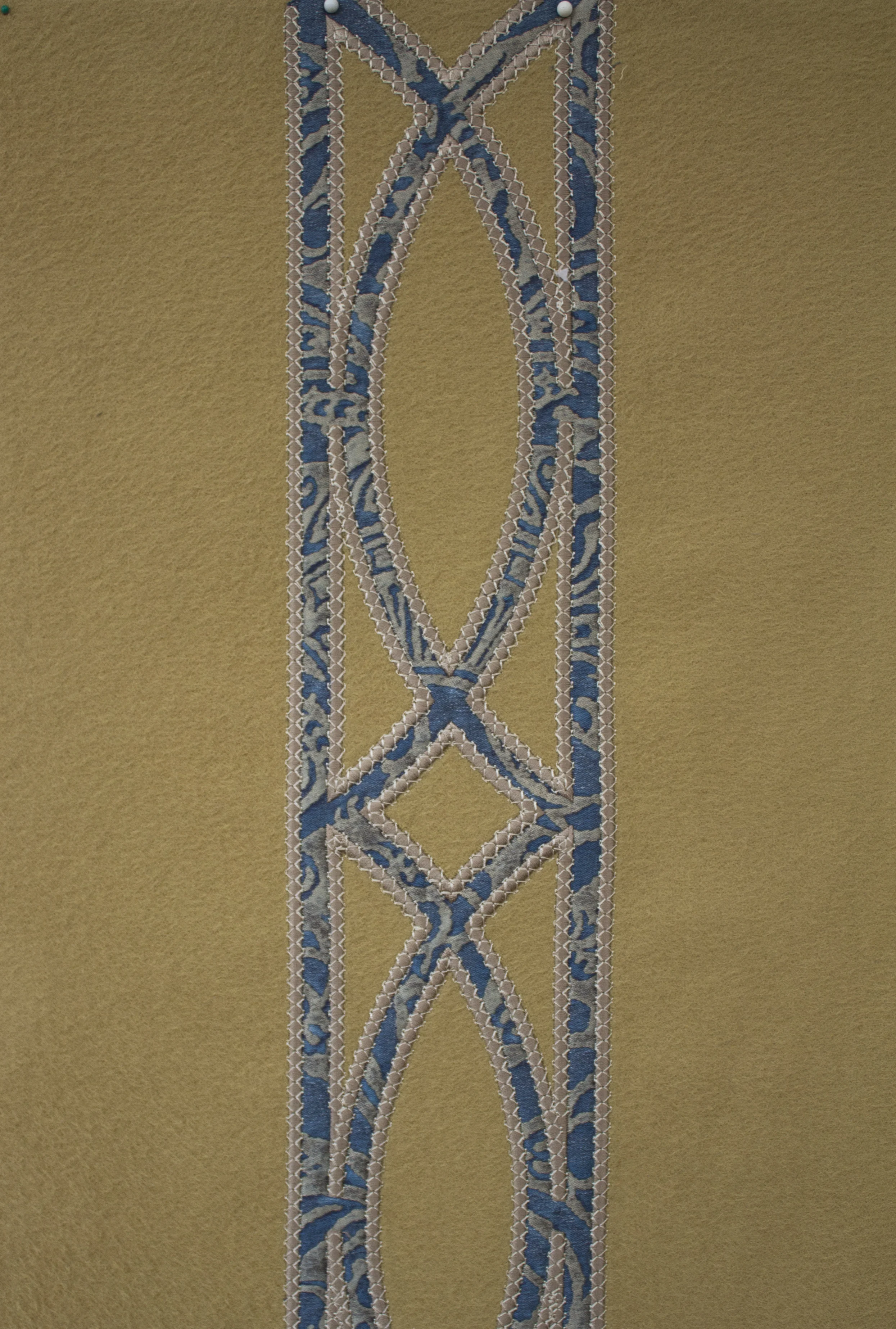 "French Market" with Fortuny Applique'