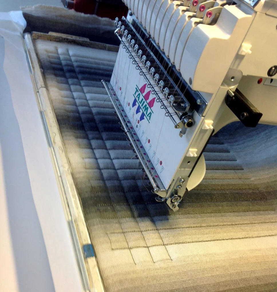Quilting linen for pillows